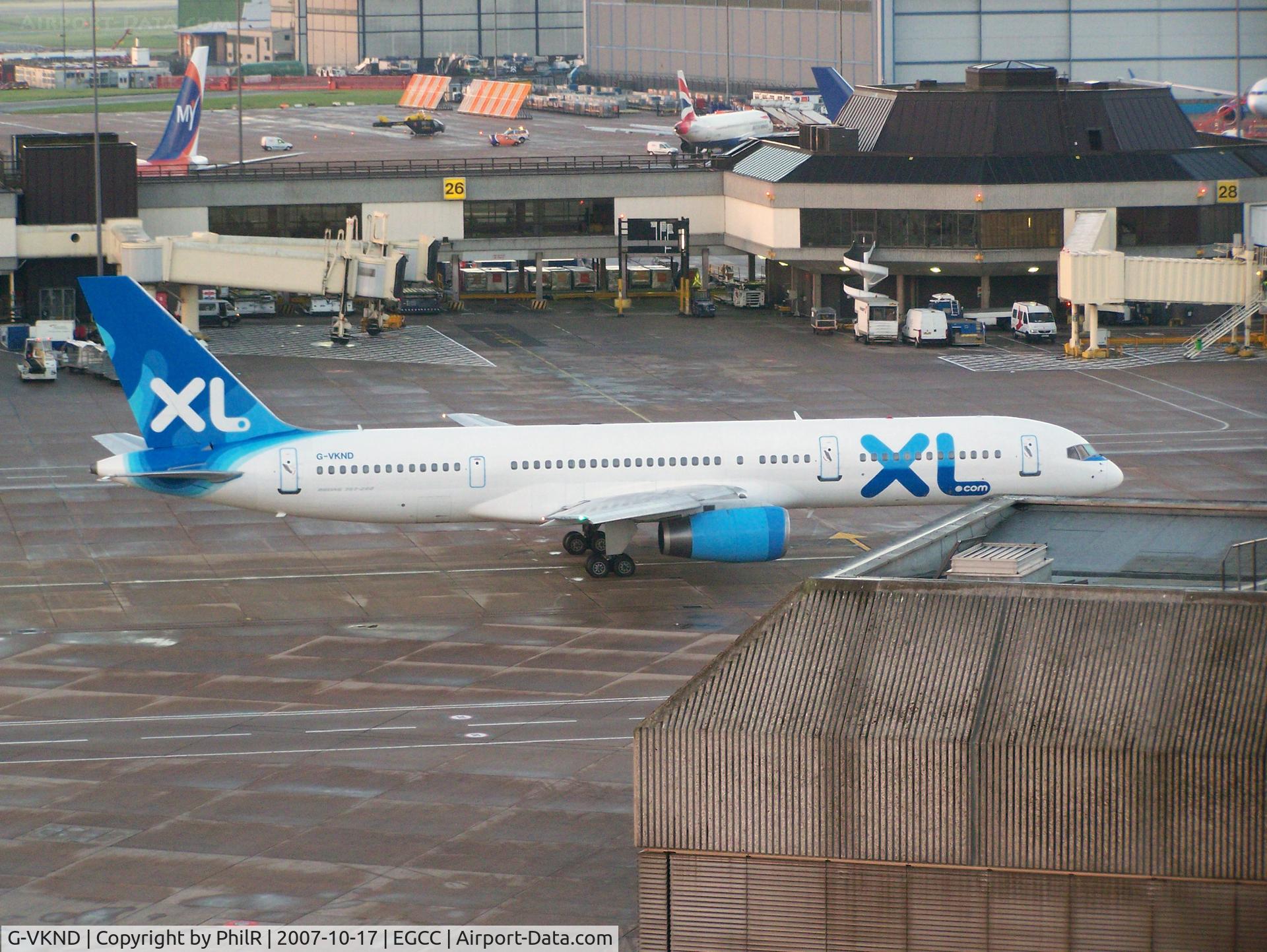 G-VKND, 1986 Boeing 757-225 C/N 22612, XL 1986 B757-200 G-VKND MAN