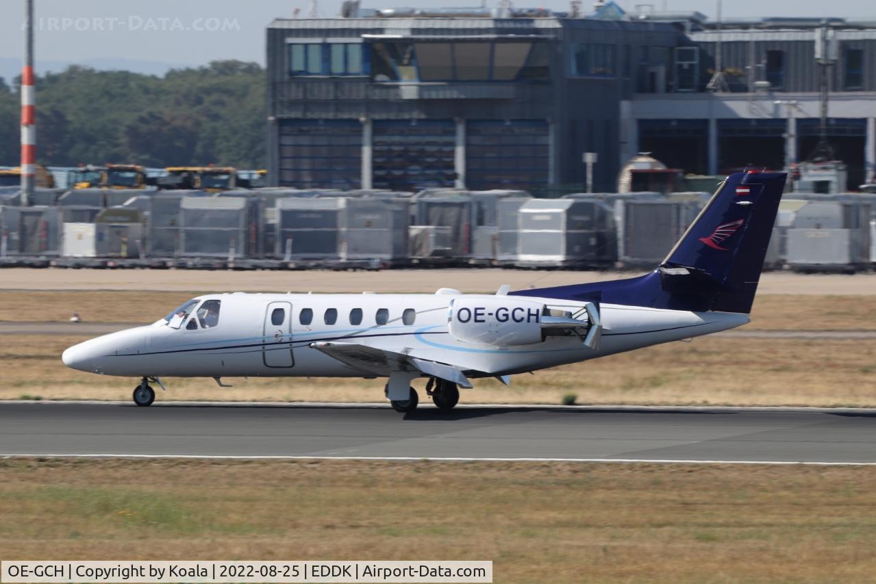 OE-GCH, 2002 Cessna 550 Citation Bravo C/N 550-1022, Arrival form Paris Le Bourget.