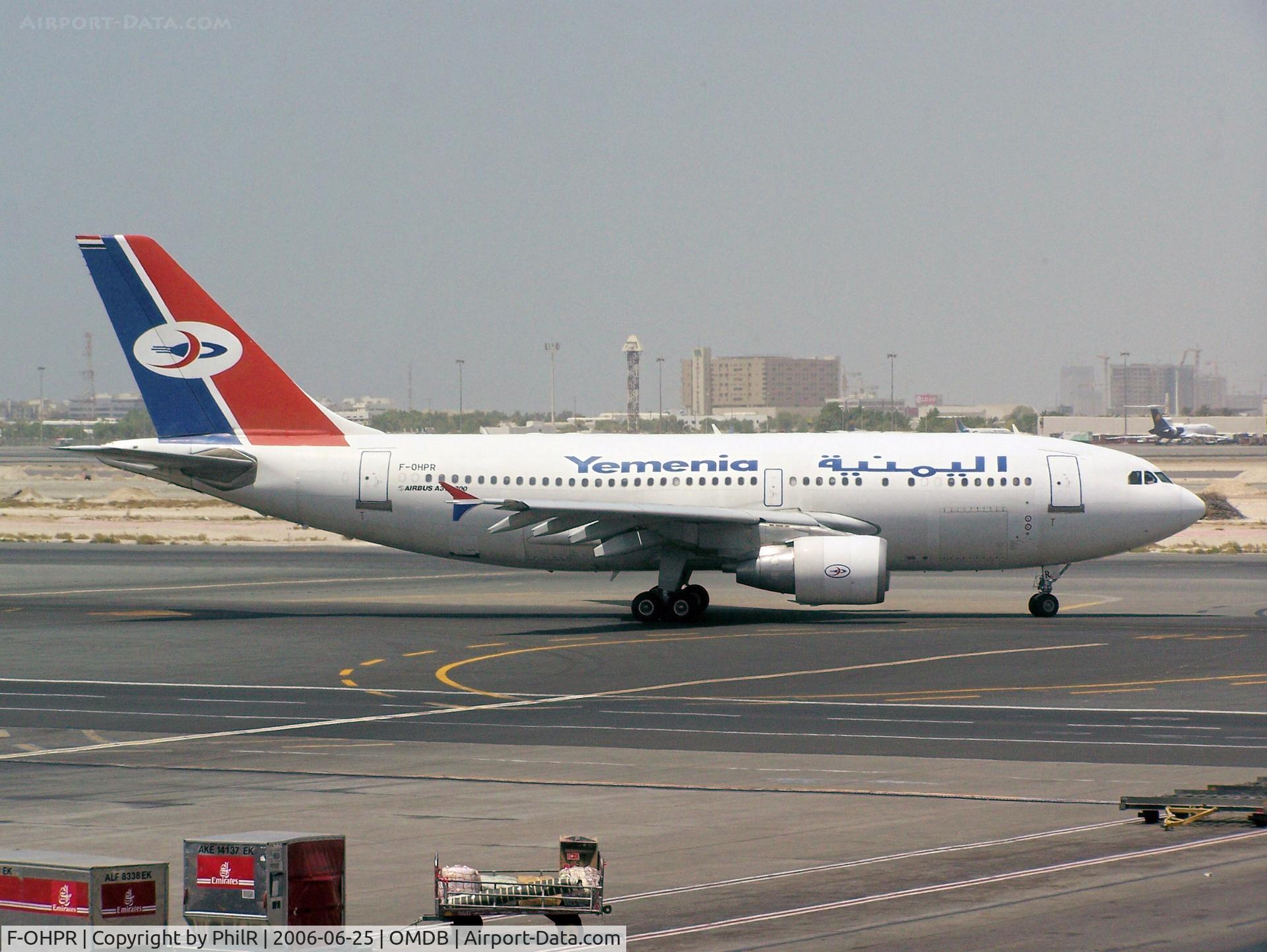 F-OHPR, Airbus A310-325 C/N 702, Yemenia Airbus A310-300 F-OHPR Dubai