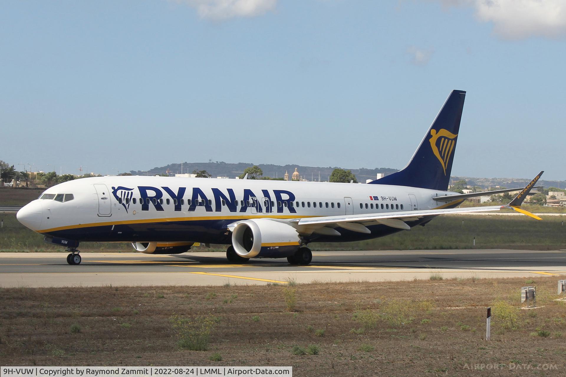 9H-VUW, 2022 Boeing 737-8-200 MAX C/N 62338, B737-8 MAX 9H-VUW Malta Air