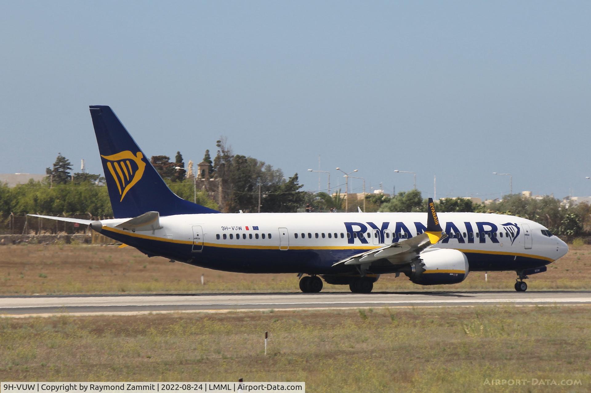 9H-VUW, 2022 Boeing 737-8-200 MAX C/N 62338, B737-8 MAX 9H-VUW Malta Air