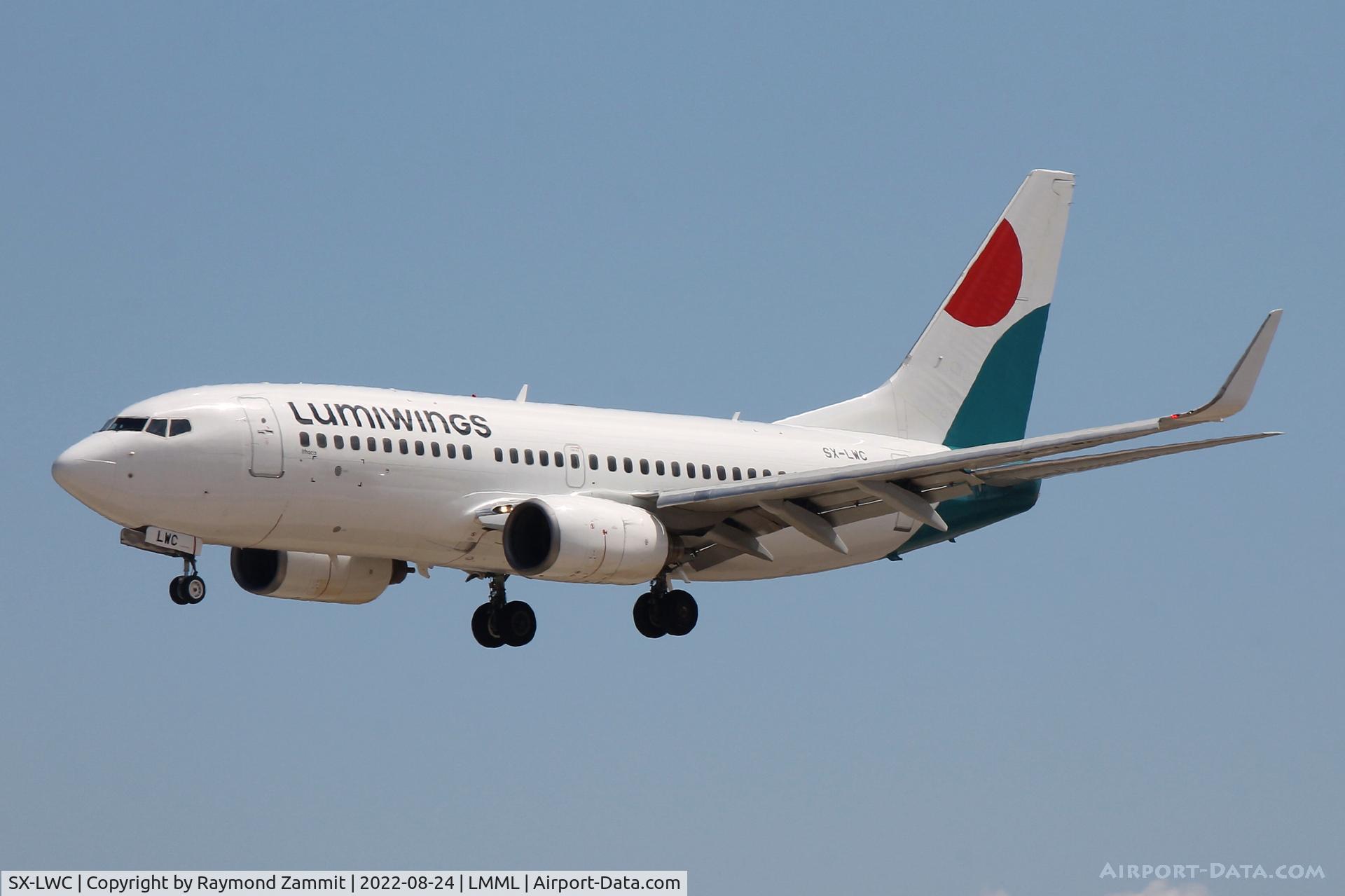 SX-LWC, 2003 Boeing 737-7K2 C/N 30659, B737-700 SX-LWC LumiWings