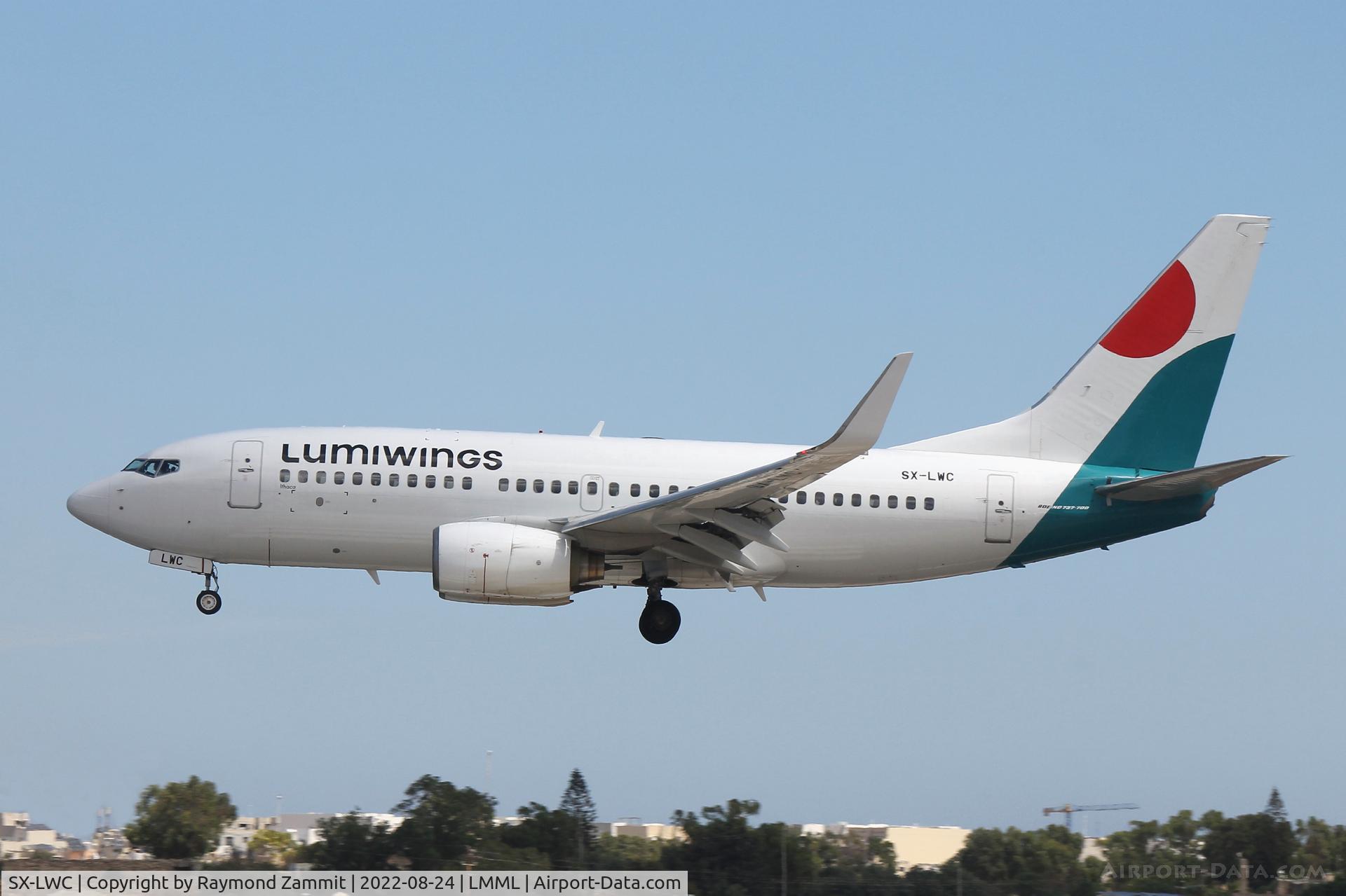 SX-LWC, 2003 Boeing 737-7K2 C/N 30659, B737-700 SX-LWC LumiWings