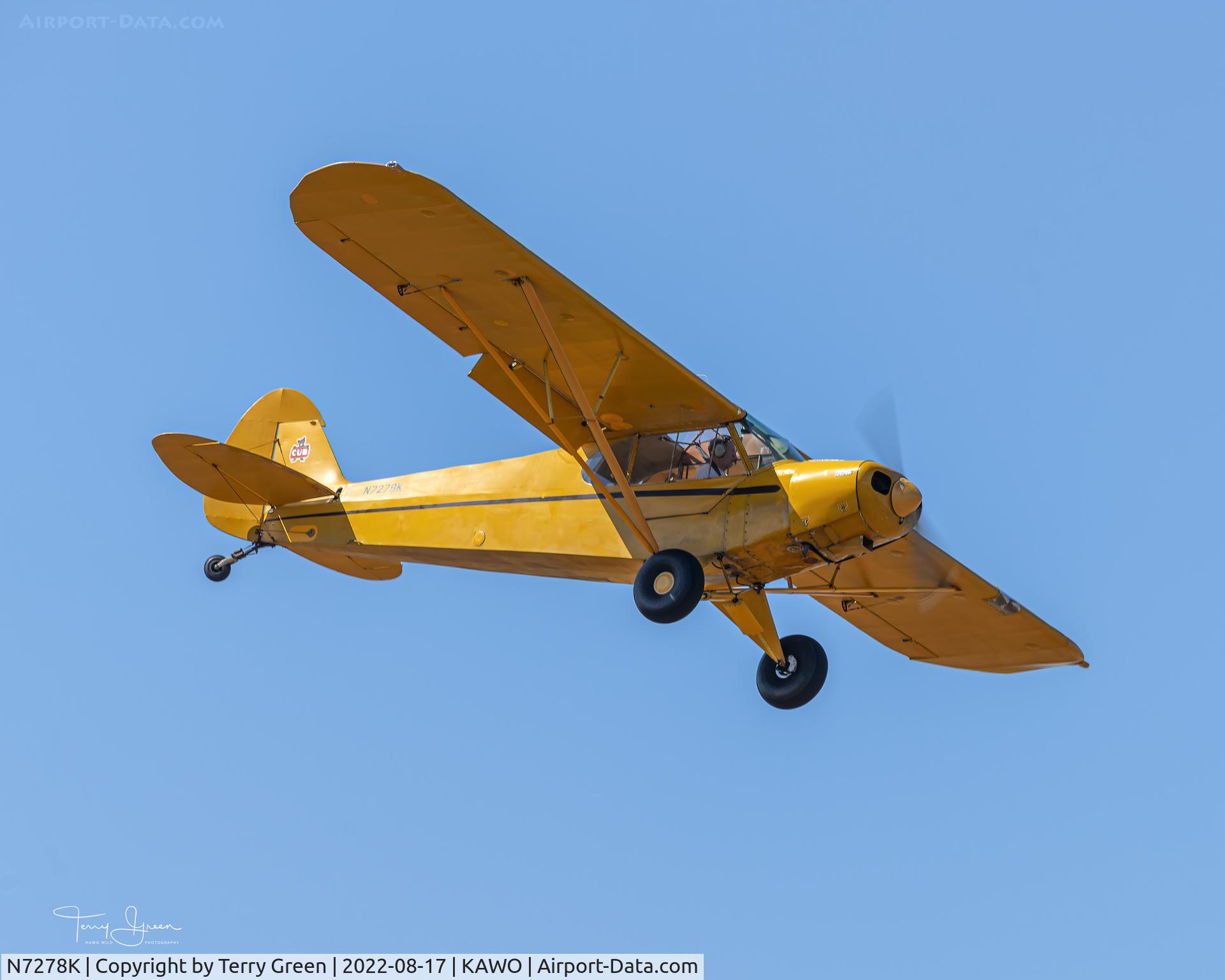 N7278K, 1950 Piper PA-18 C/N 18-185, KAWO