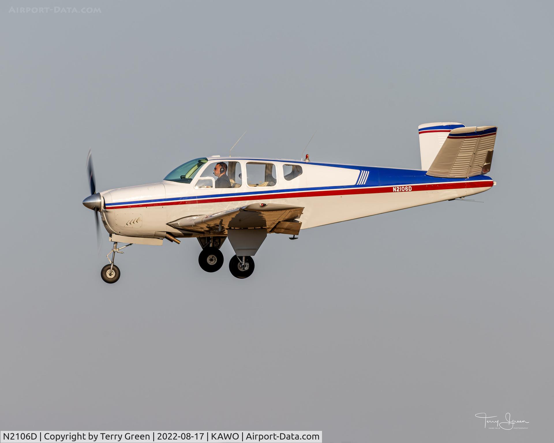 N2106D, 1953 Beech D35 C/N D-3451, KAWO