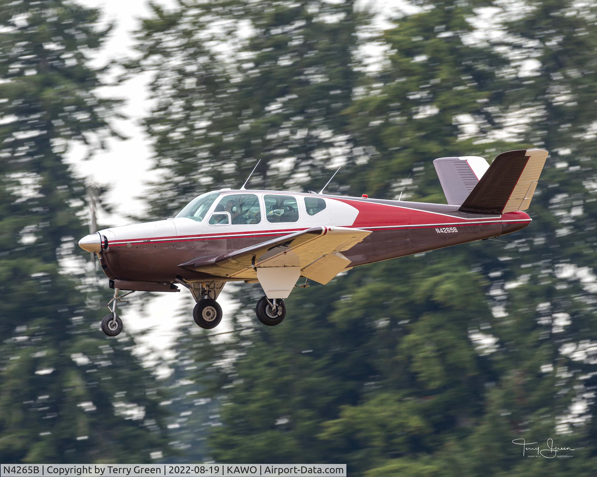 N4265B, 1955 Beech F35 Bonanza C/N D-4242, KAWO