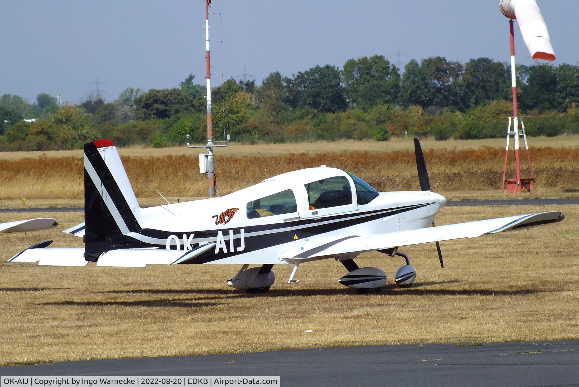 OK-AIJ, American General AG-5B Tiger C/N 10133, Grumman American (American General) AG-5B Tiger (AA-5B) at the 2022 Grumman Fly-in at Bonn-Hangelar airfield