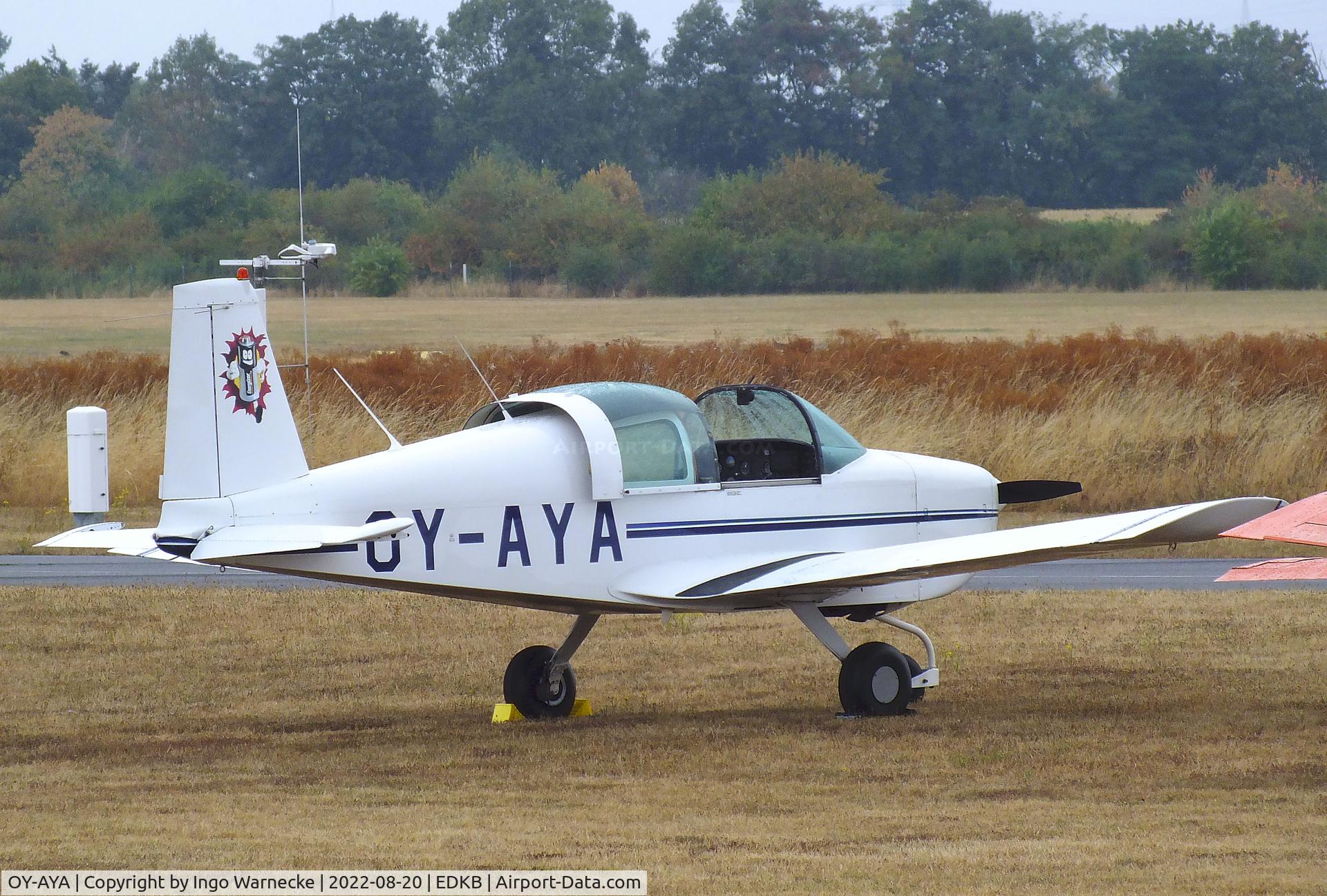 OY-AYA, 1970 American AA-1 Yankee Yankee C/N AA1-0411, American Aviation AA-1 Yankee at the 2022 Grumman Fly-in at Bonn-Hangelar airfield