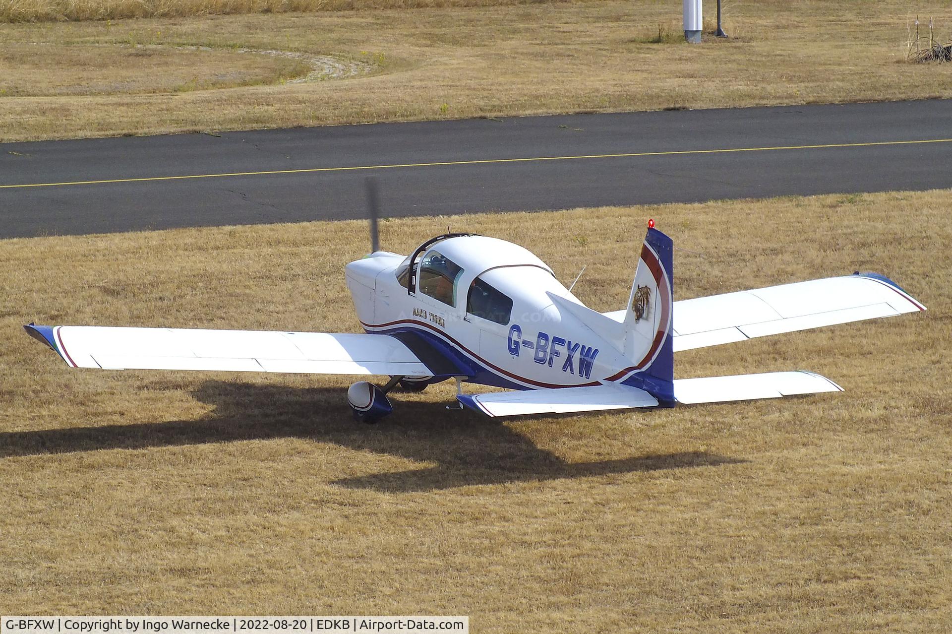 G-BFXW, 1978 Grumman American AA-5B Tiger C/N AA5B-0940, Grumman American AA-5B Tiger at the 2022 Grumman Fly-in at Bonn-Hangelar airfield