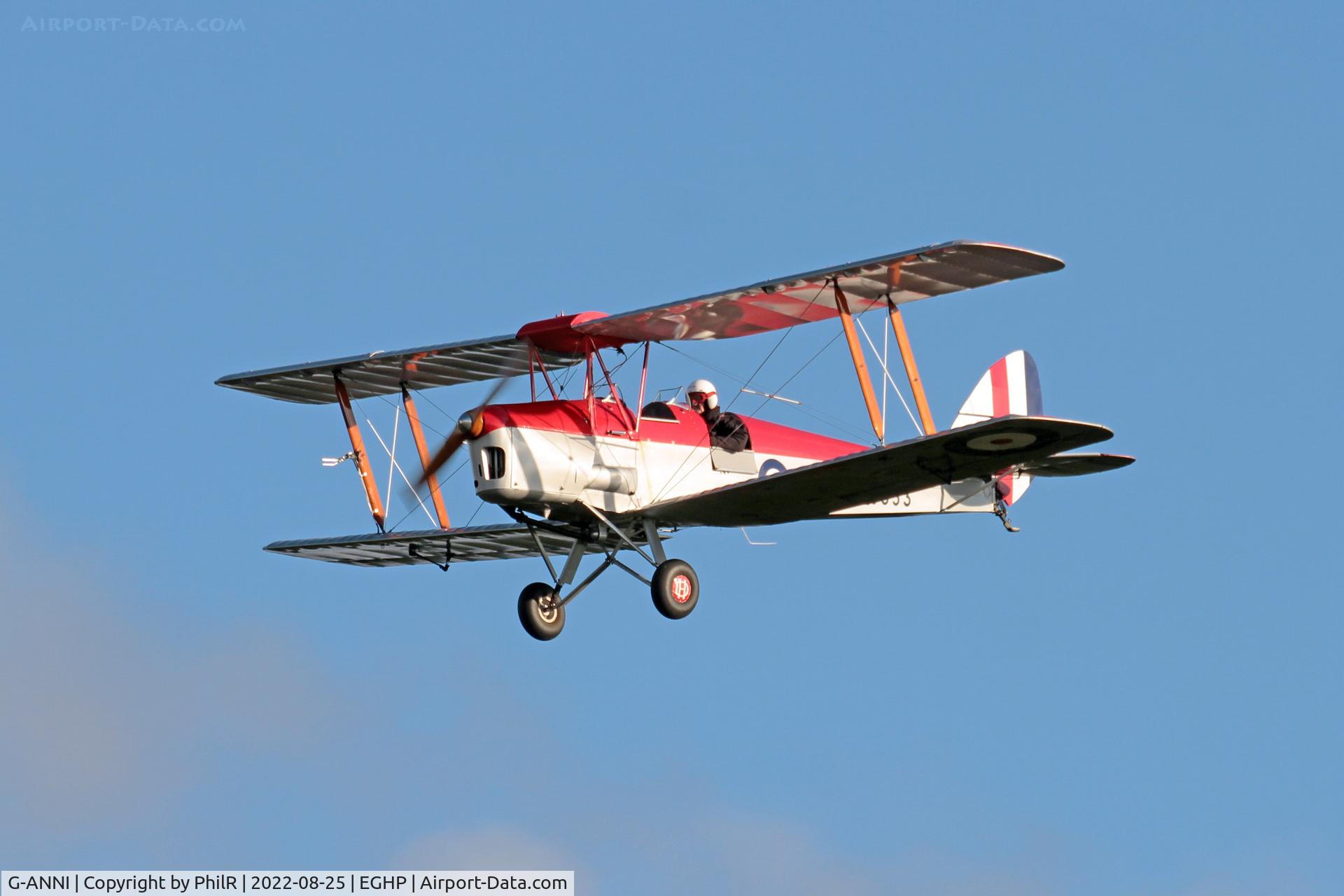 G-ANNI, 1941 De Havilland DH-82A Tiger Moth II C/N 85162, T6953 (G-ANNI) 1941 DH82A Tiger Moth Popham
