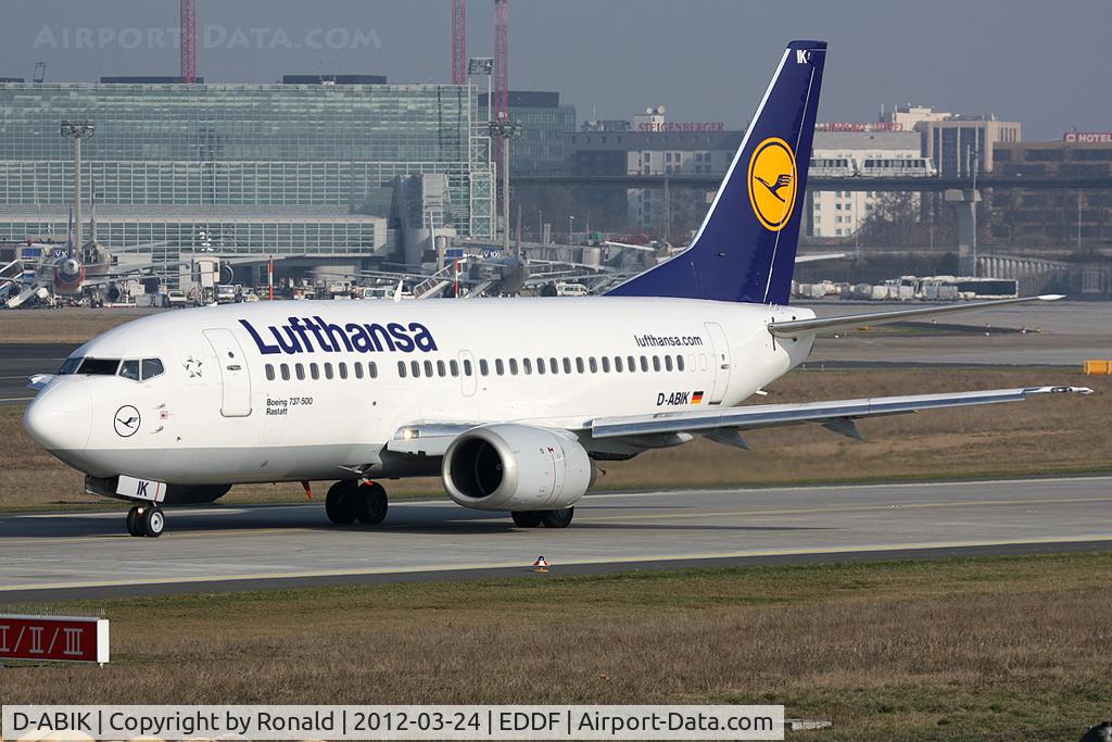 D-ABIK, 1991 Boeing 737-530 C/N 24823, at fra