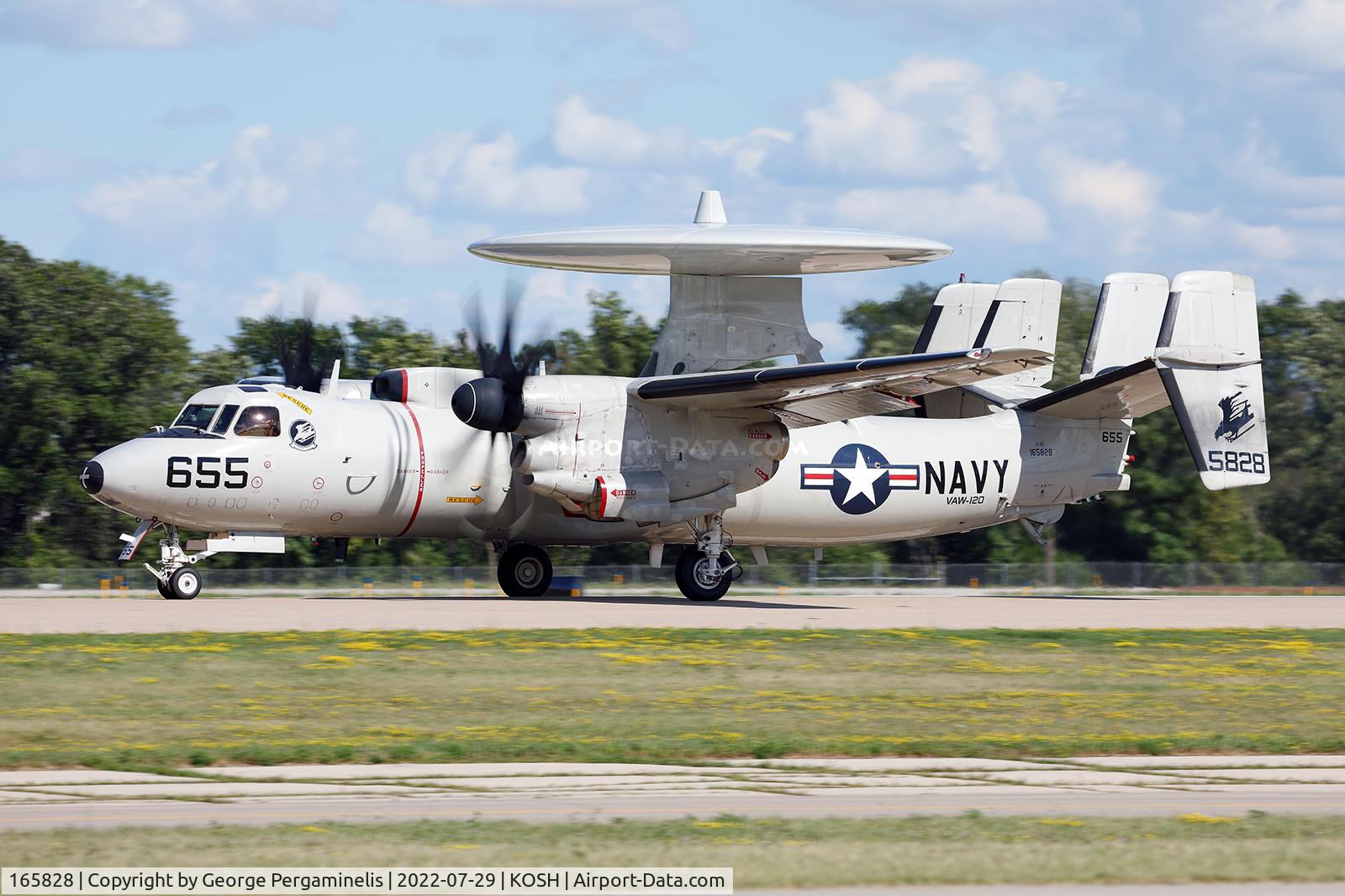165828, Northrop Grumman E-2C Hawkeye C/N A199, Oshkosh 2022.