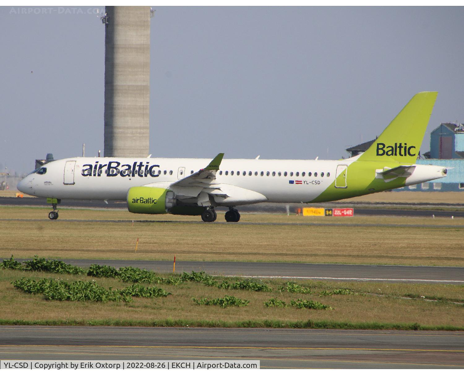 YL-CSD, 2017 Bombardier CSeries CS300 (BD-500-1A11) C/N 55006, YLCSD landed rw 22L