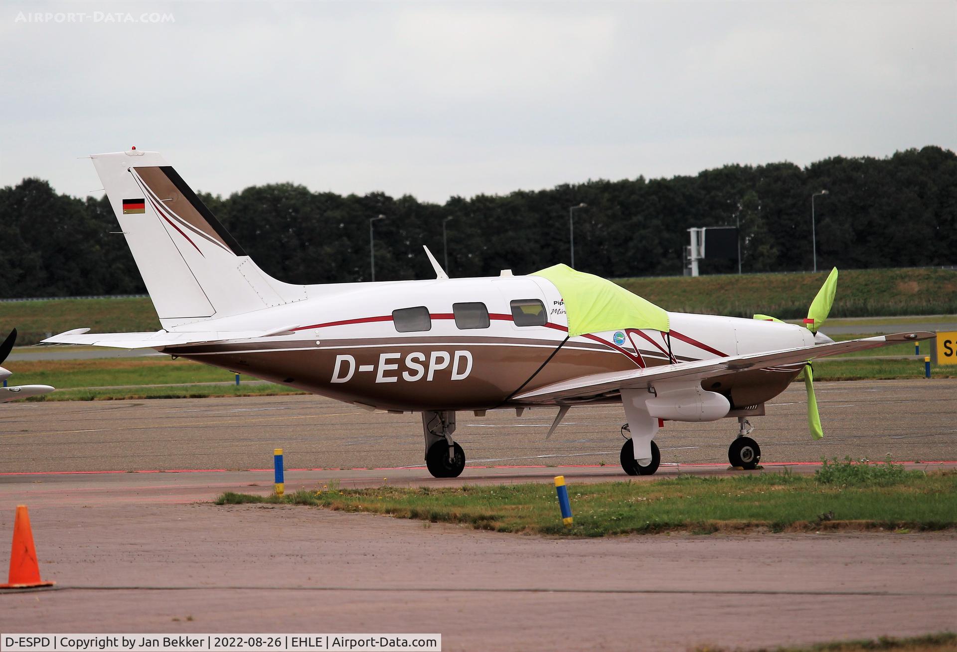 D-ESPD, Piper PA-46-350P Malibu Mirage Malibu Mirage C/N 4636499, Lelystad Airport