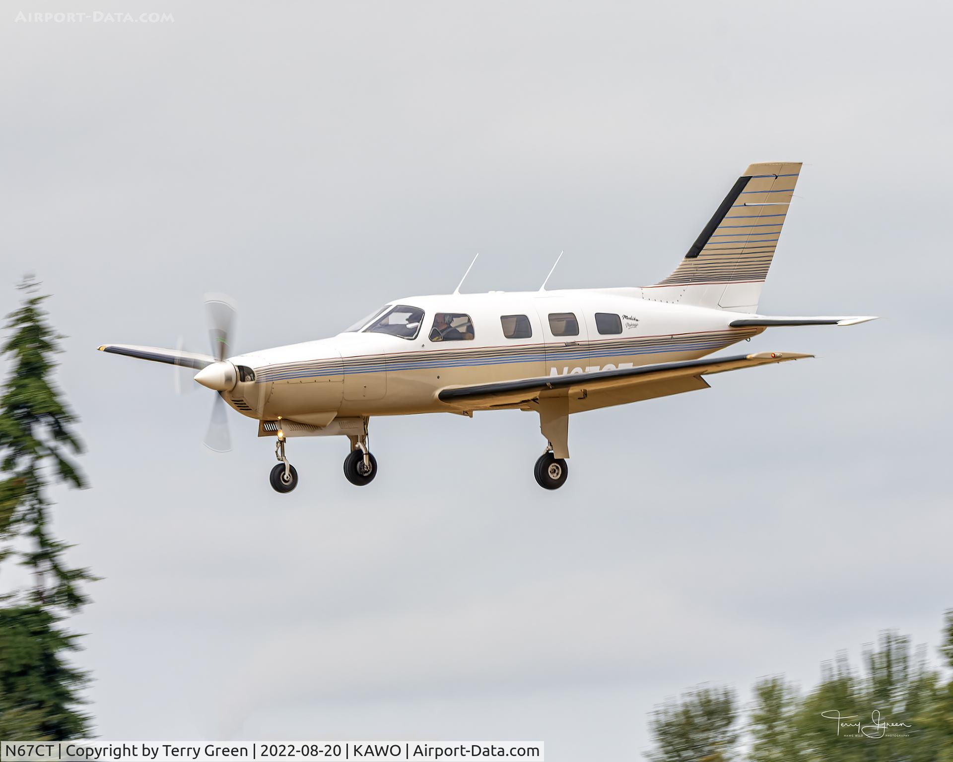 N67CT, 1989 Piper PA-46-350P Malibu Mirage C/N 4622062, KAWO