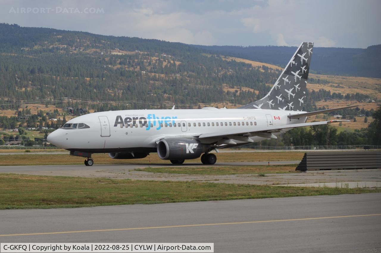 C-GKFQ, 2006 Boeing 737-6CT C/N 35.570, Departure to Terrace.