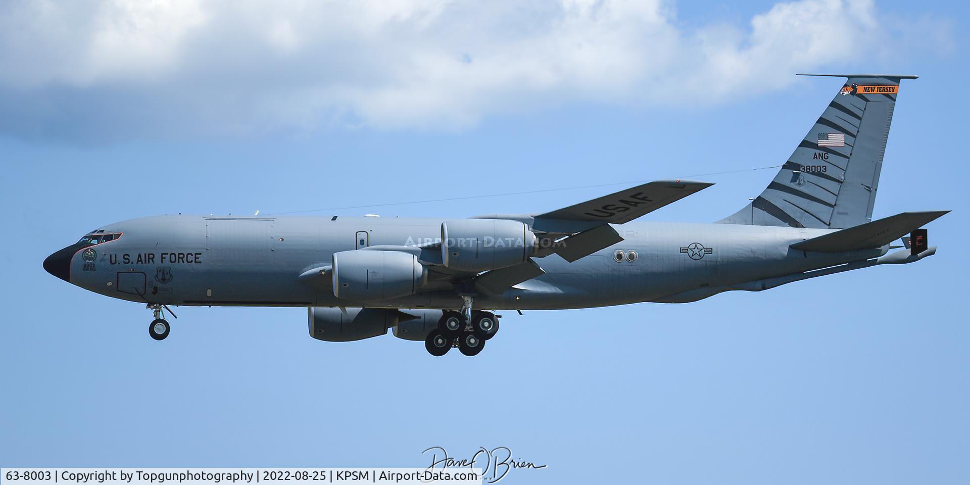 63-8003, 1963 Boeing KC-135R Stratotanker C/N 18620, TOPCAT4 working the pattern