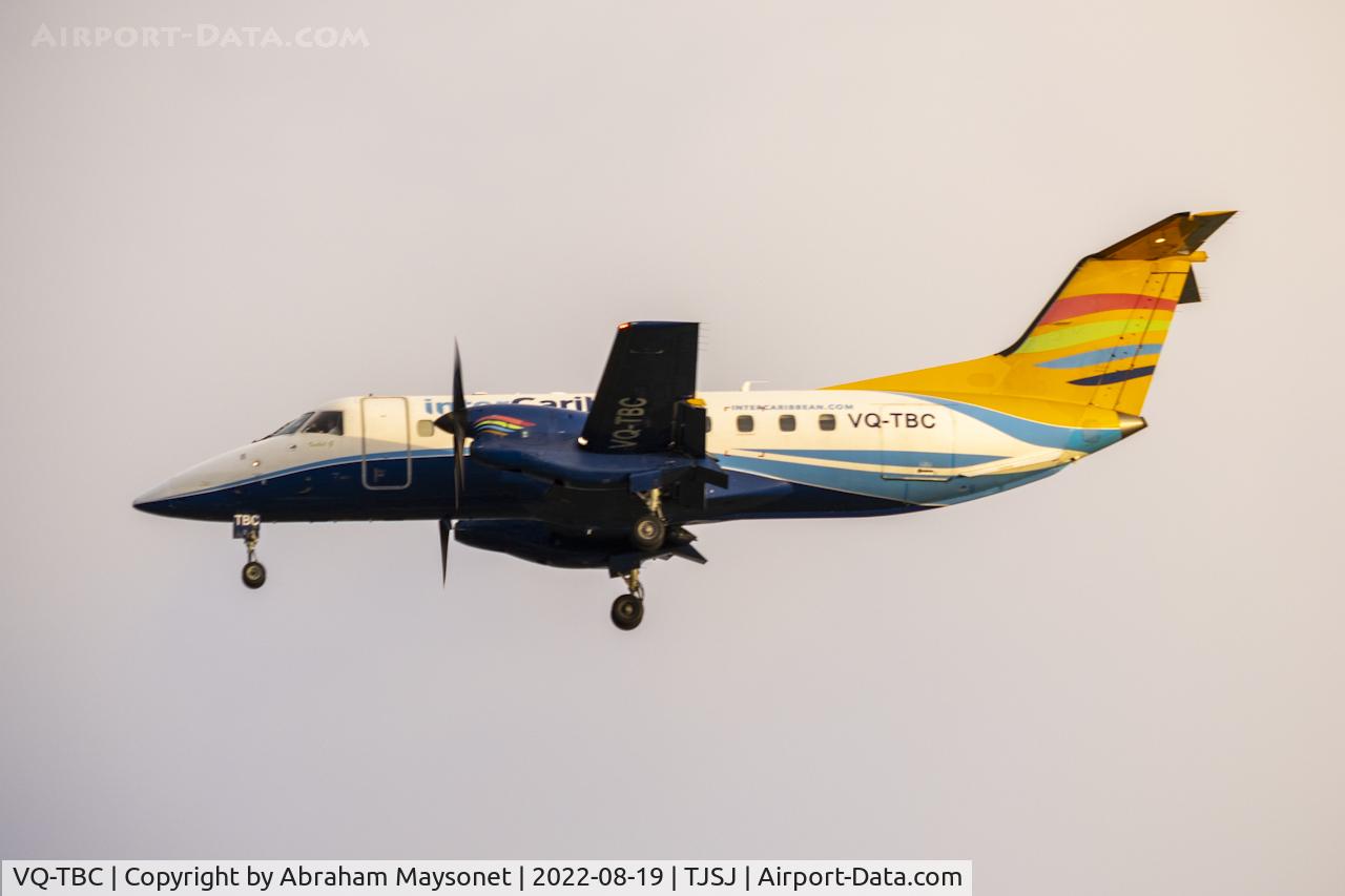 VQ-TBC, 1993 Embraer EMB-120RT Brasilia C/N 120283, New livery colors