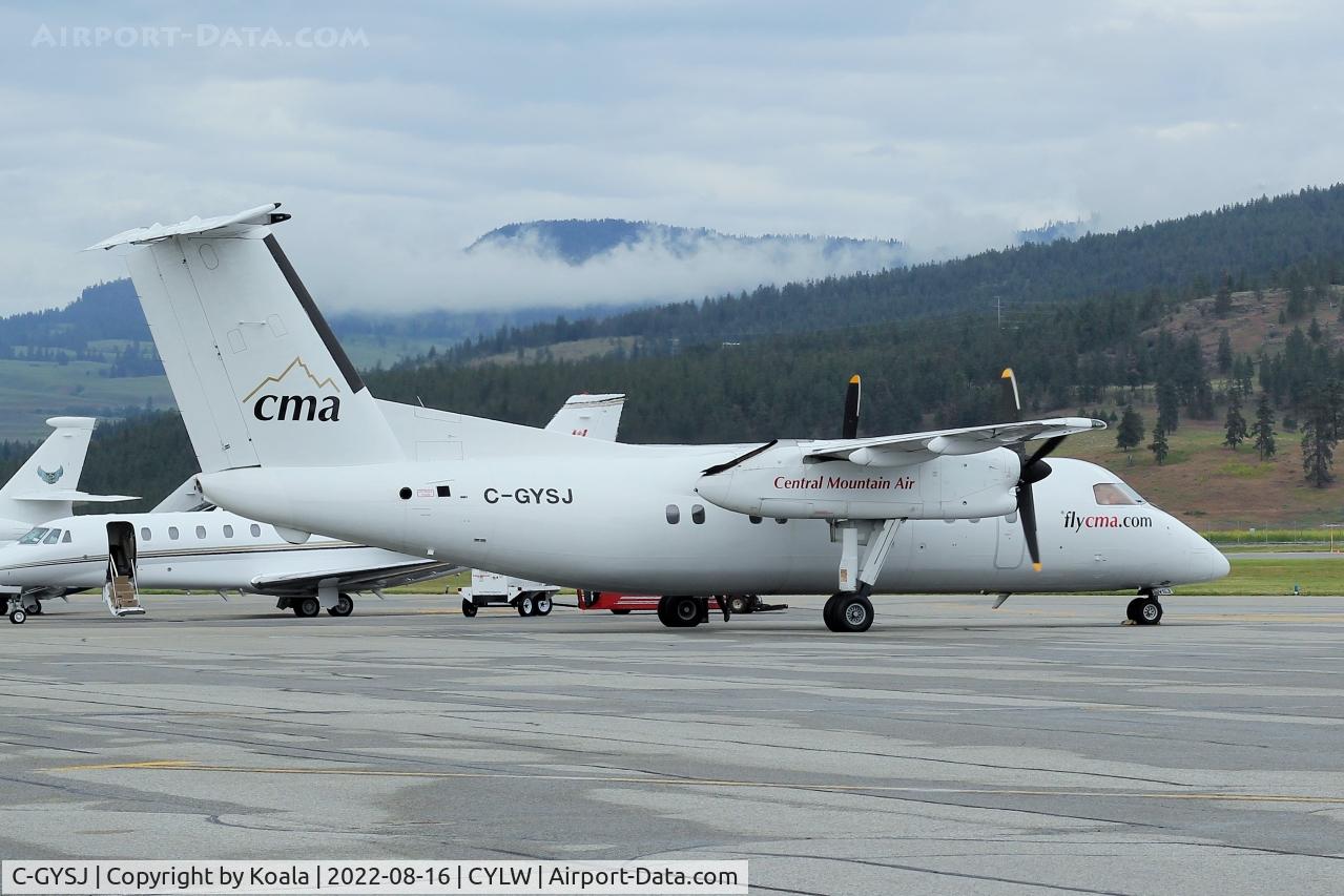 C-GYSJ, 1991 De Havilland Canada DHC-8-102 Dash 8 C/N 308, First pic in the database