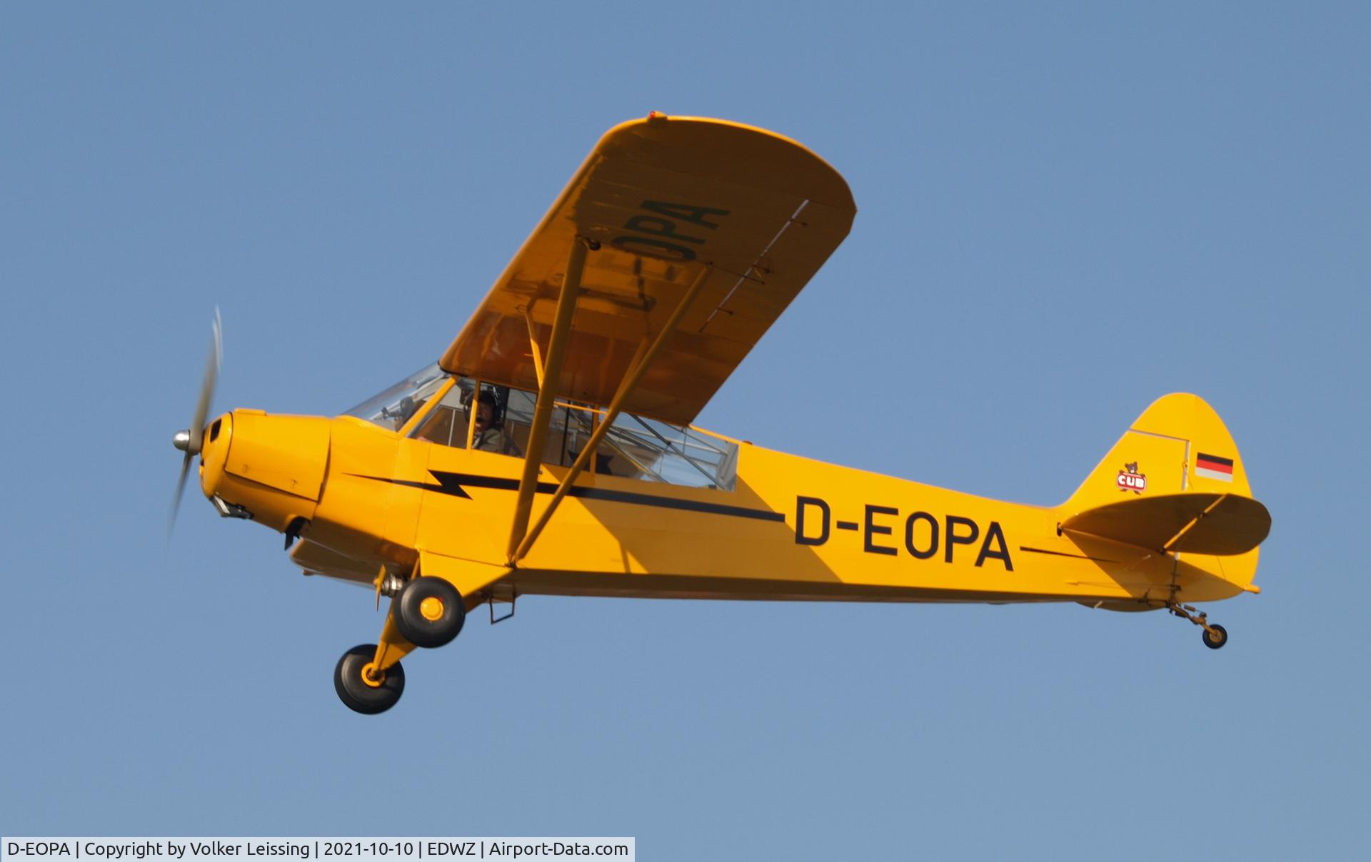 D-EOPA, 1951 Piper L-18C Super Cub (PA-18-95) C/N 18-1523, departing rwy27