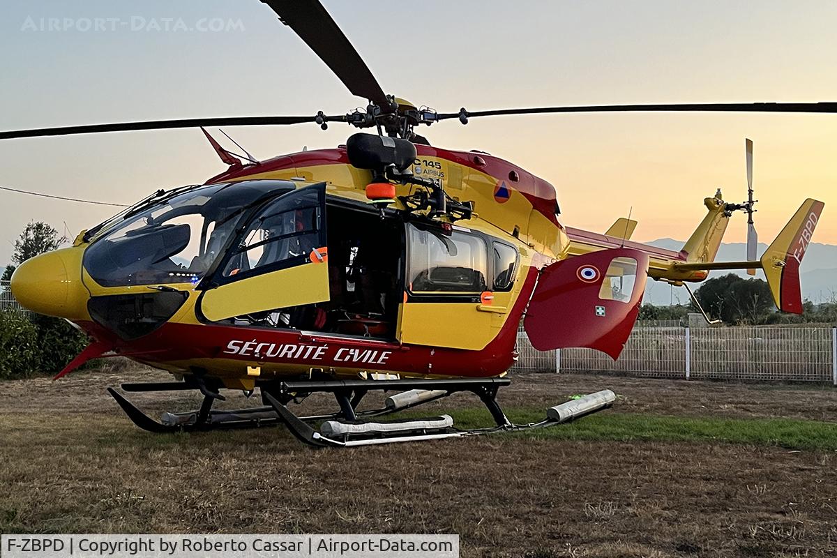 F-ZBPD, 2002 Eurocopter-Kawasaki EC-145 (BK-117C-2) C/N 9010, Aleria Fire Station