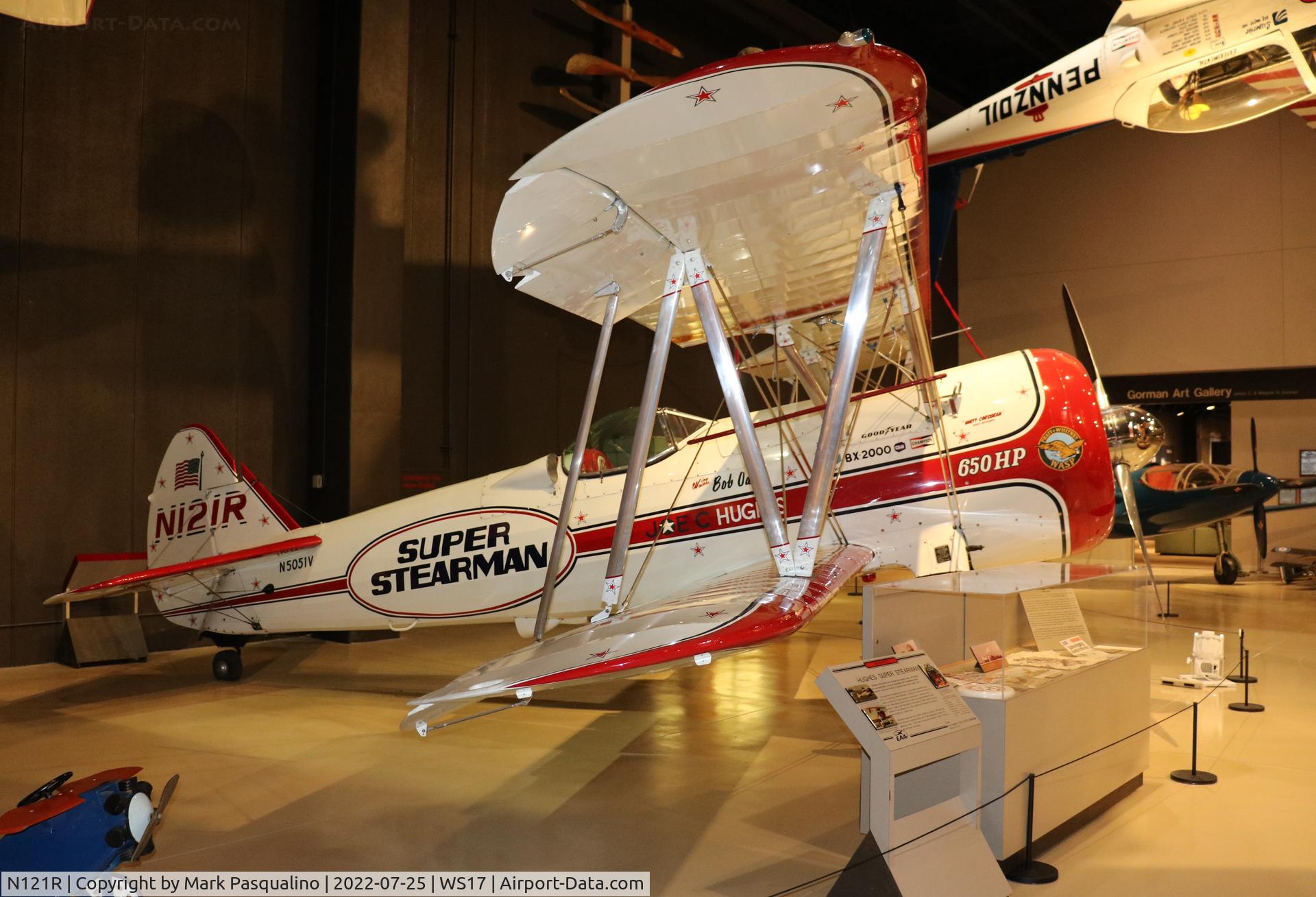 N121R, 1943 Boeing PT-13D Kaydet (E75) C/N 75-5510, Stearman