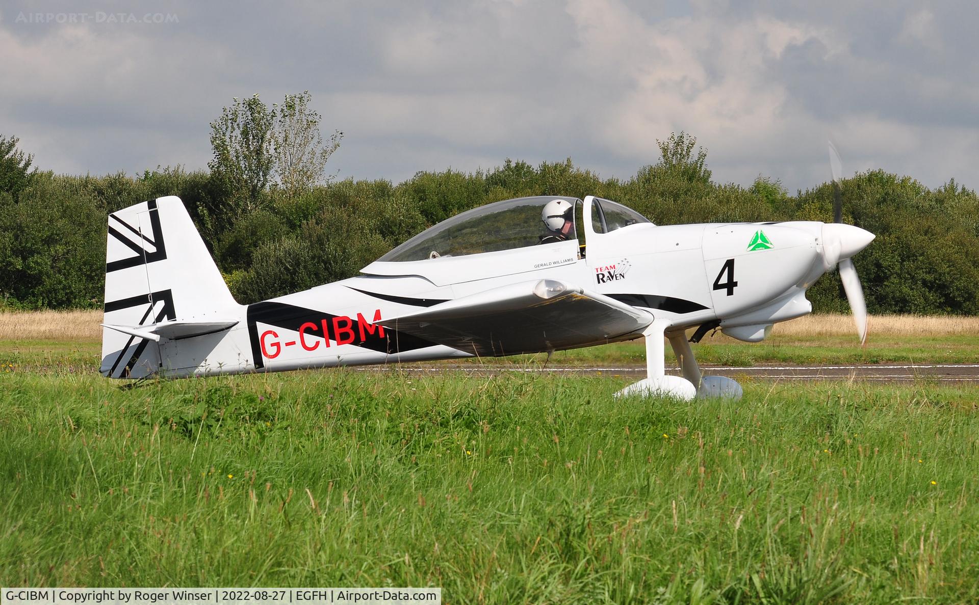 G-CIBM, 2013 Vans RV-8 C/N LAA 303-15083, Raven 4 of Team Raven.