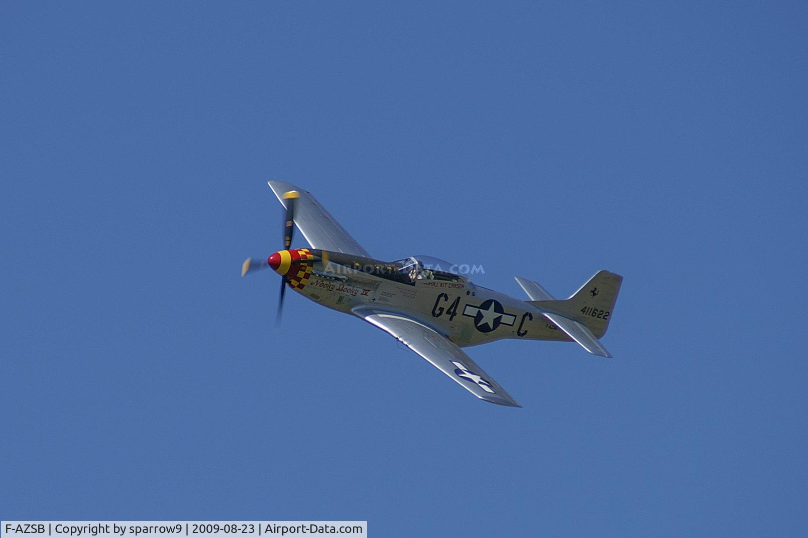 F-AZSB, 1944 North American P-51D Mustang C/N 122-40967, Oldtimer Airshow Kestenholz, WWII airfield, closed 1943