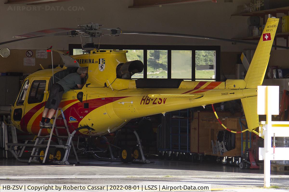 HB-ZSV, Airbus Helicopters H125 C/N 8951, Samedan Airport