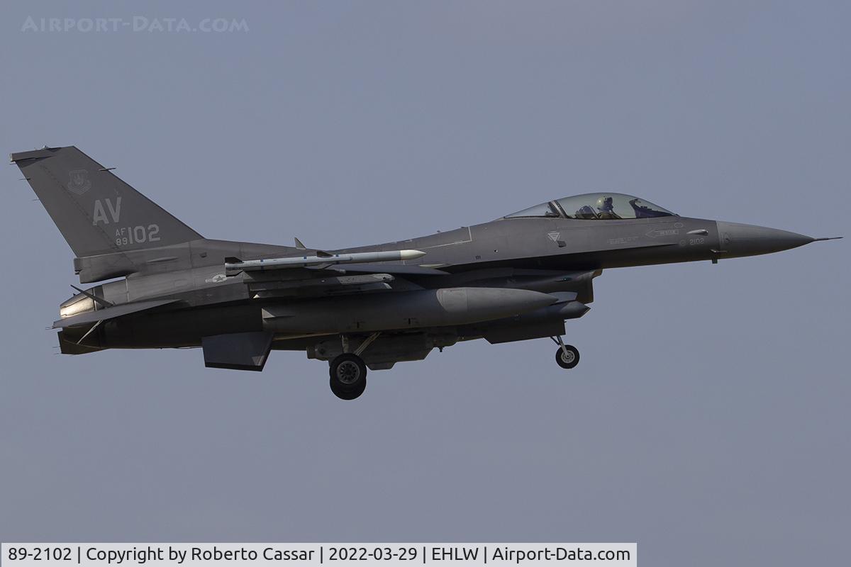 89-2102, 1989 General Dynamics F-16CG Night Falcon C/N 1C-255, Frisian Flag 2022