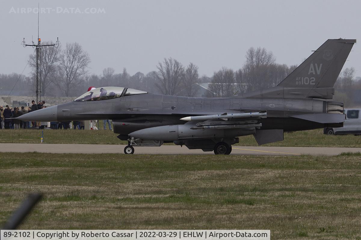 89-2102, 1989 General Dynamics F-16CG Night Falcon C/N 1C-255, Frisian Flag 2022
