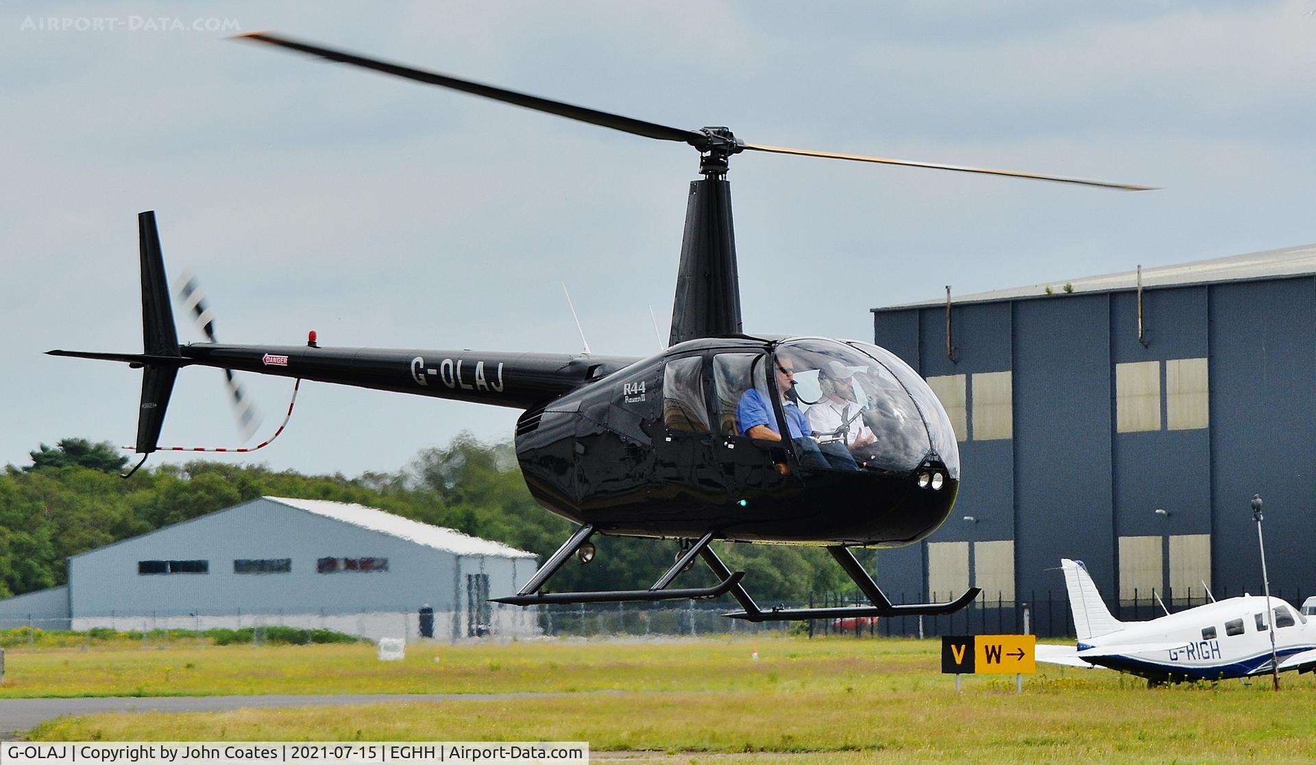 G-OLAJ, 2007 Robinson R44 Raven II C/N 11723, At Bliss Avn.