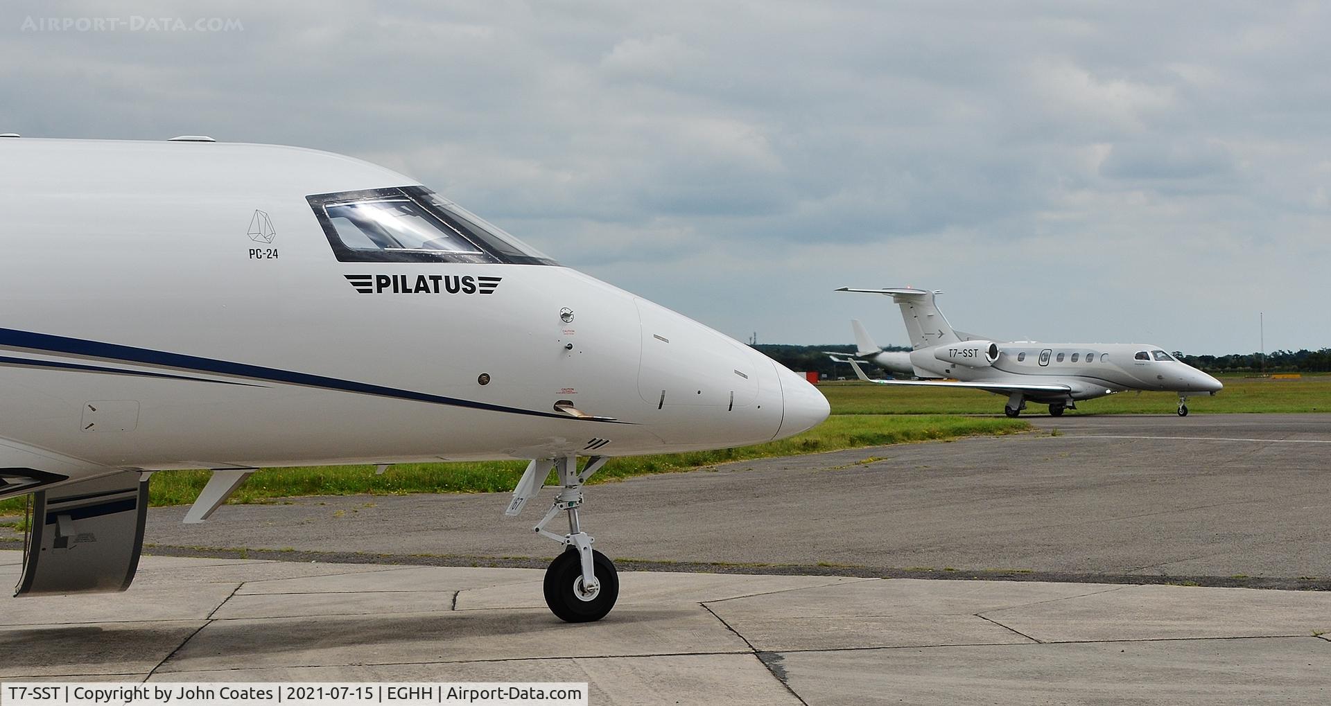 T7-SST, 2020 Embraer 505 Phenom 300E C/N 50500585, Taxiing past BAS