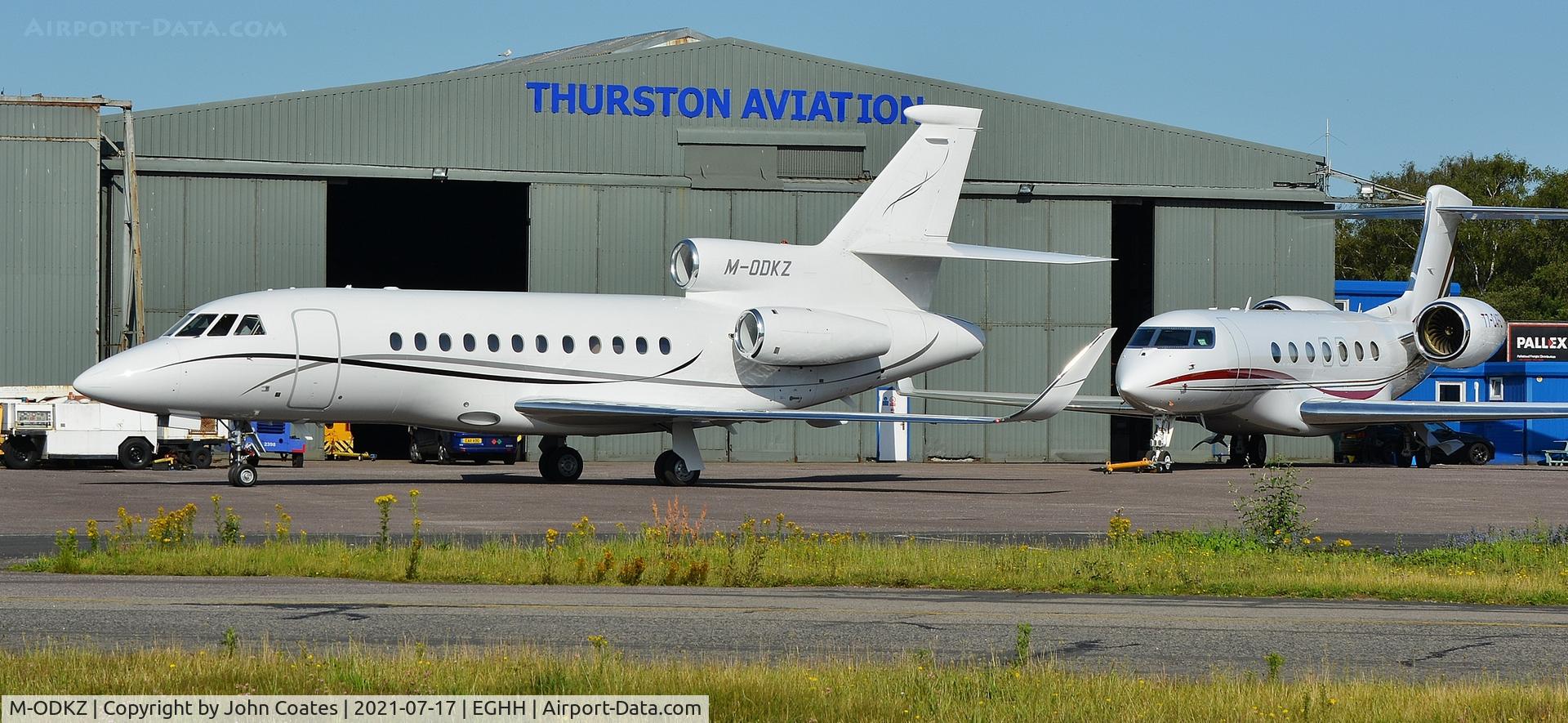M-ODKZ, 2001 Dassault Falcon 900EX C/N 86, At Thurston Avn.