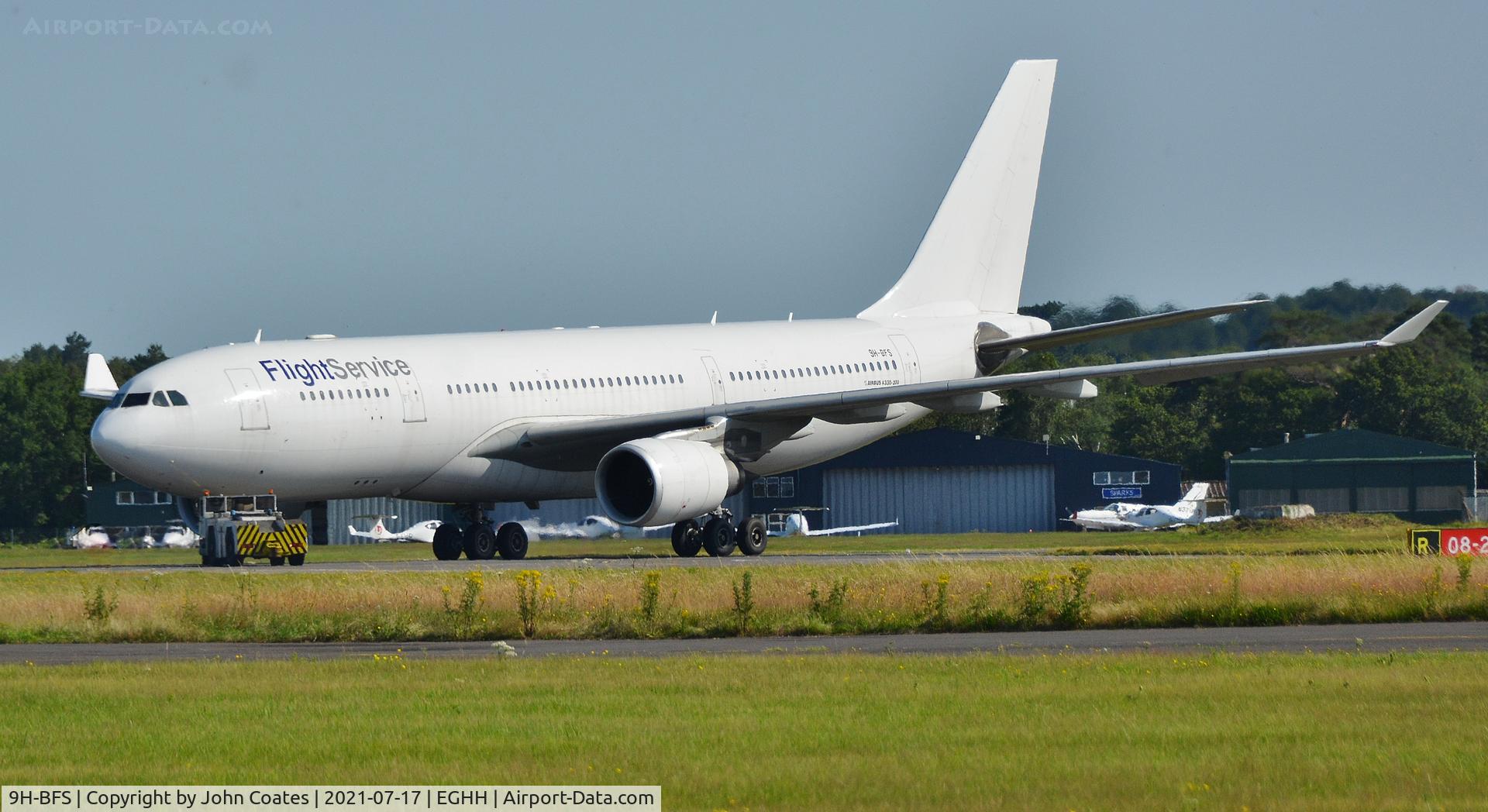 9H-BFS, 2002 Airbus A330-203 C/N 472, Towed for departure