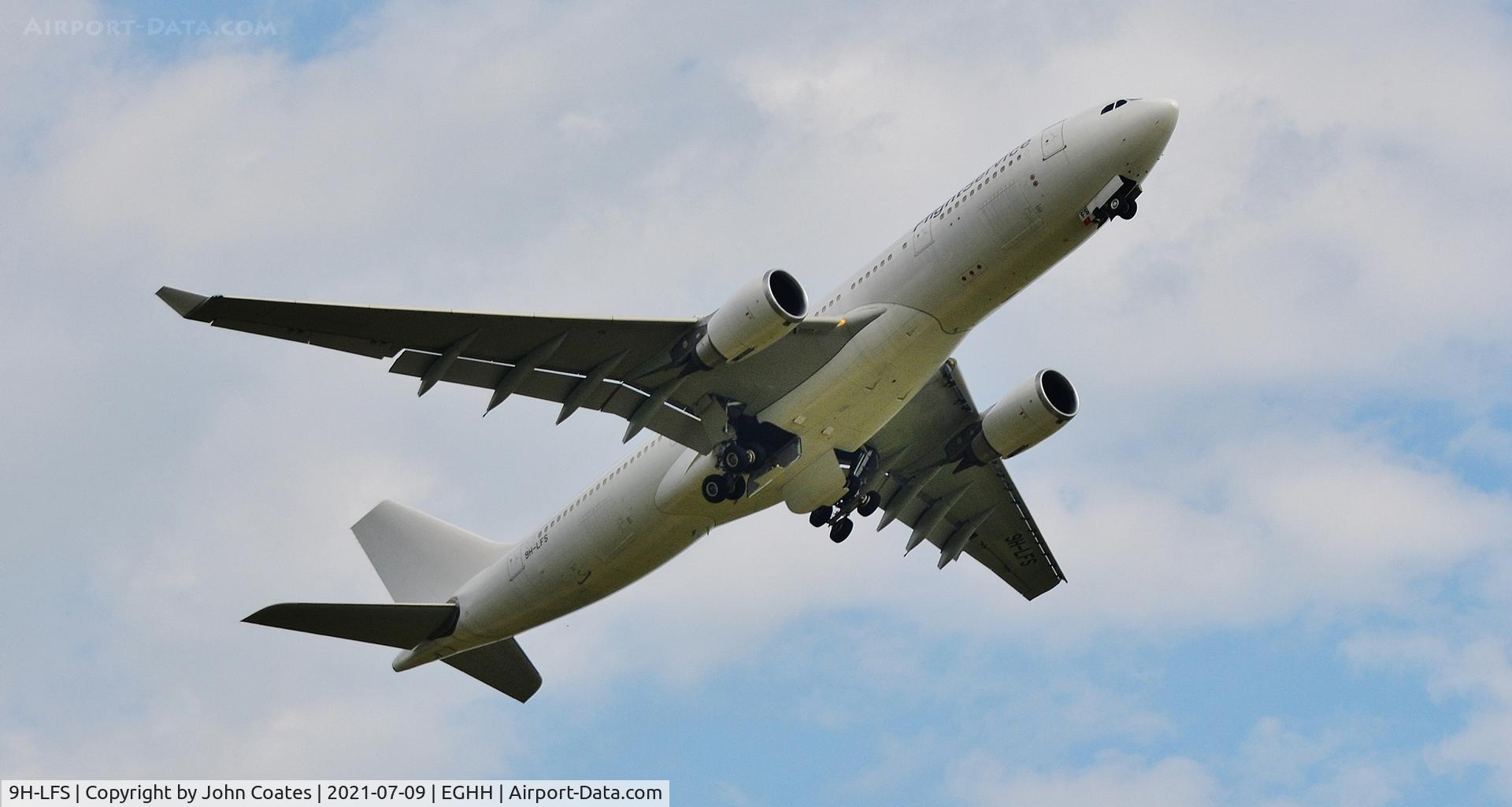 9H-LFS, 2007 Airbus A330-203 C/N 871, Departing