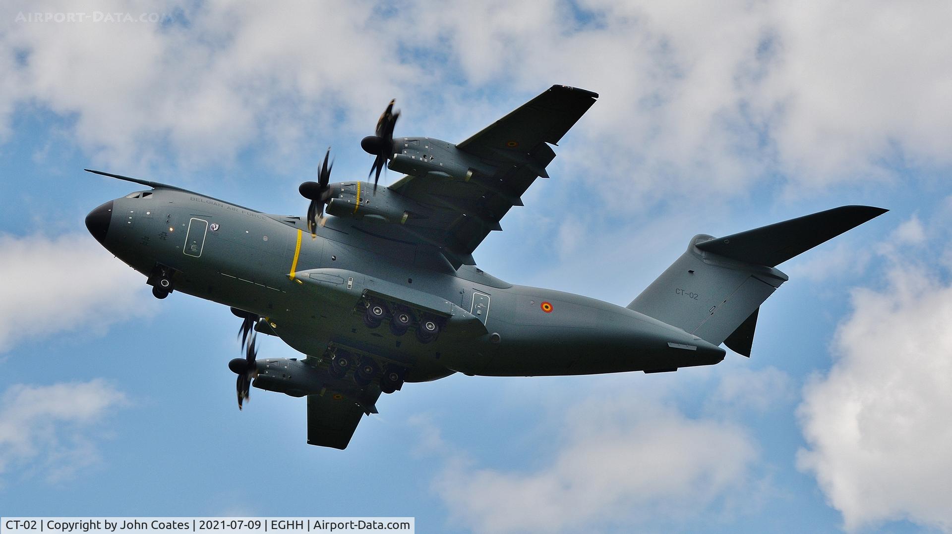 CT-02, 2020 Airbus A400M Atlas C/N 106, Low pass in training