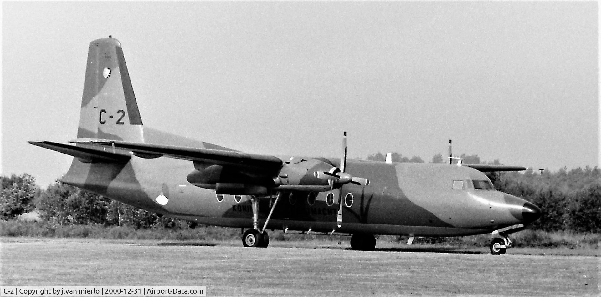 C-2, 1960 Fokker F.27-100 Friendship C/N 10149, Belgium