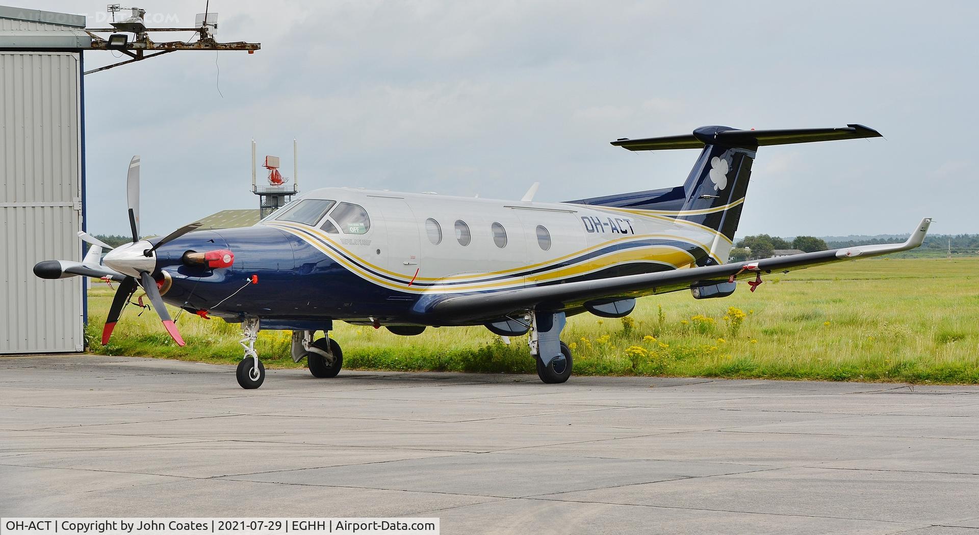 OH-ACT, 2001 Pilatus PC-12/45 C/N 406, Parked at BAS