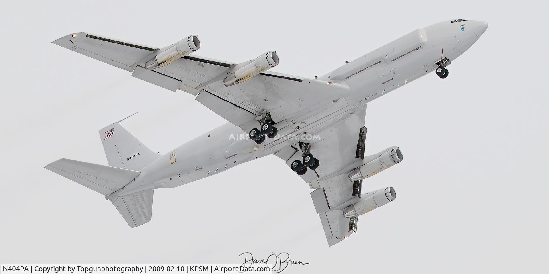 N404PA, 1964 Boeing 707-321B C/N 18835, MIT's Paul Revere working RW16