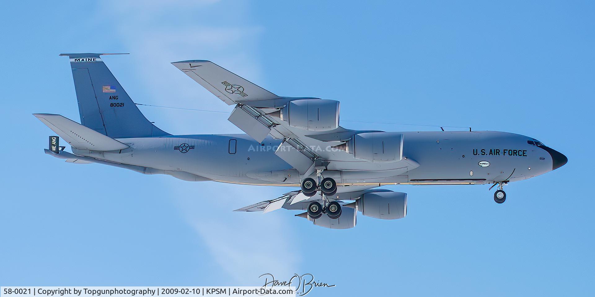 58-0021, 1958 Boeing KC-135R Stratotanker C/N 17766, MAINE ANG