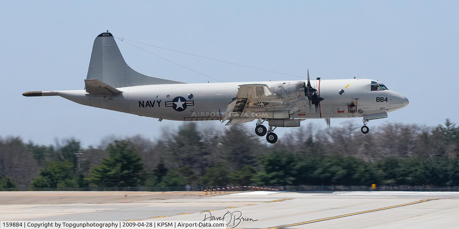 159884, 1976 Lockheed P-3C Orion C/N 285A-5635, P-3 Orion down from NASB