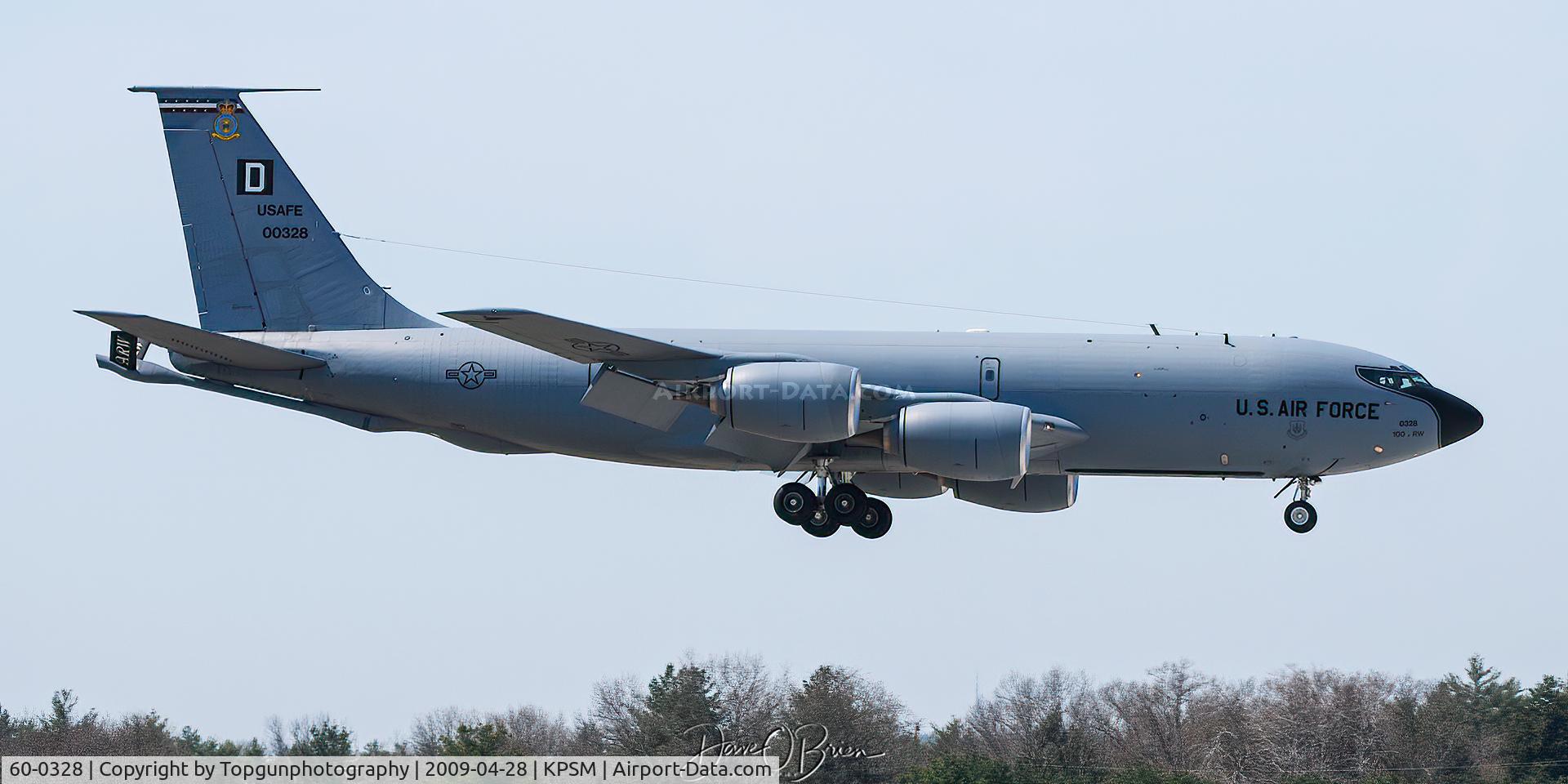 60-0328, 1960 Boeing KC-135R Stratotanker C/N 18103, QUID61 stops in from Mildenhall UK