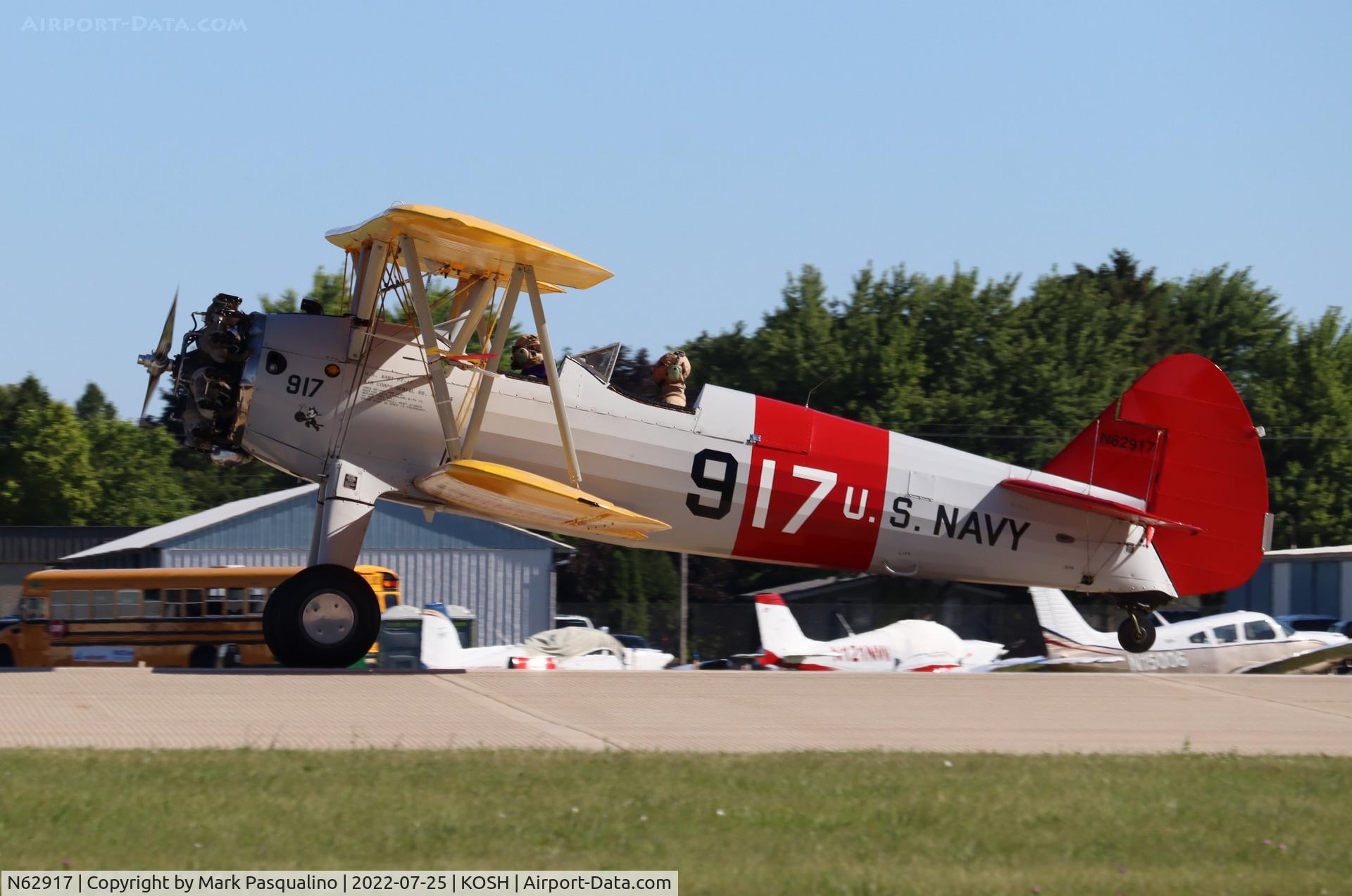 N62917, 1942 Boeing A75N1(PT17) C/N 75-2394, Stearman