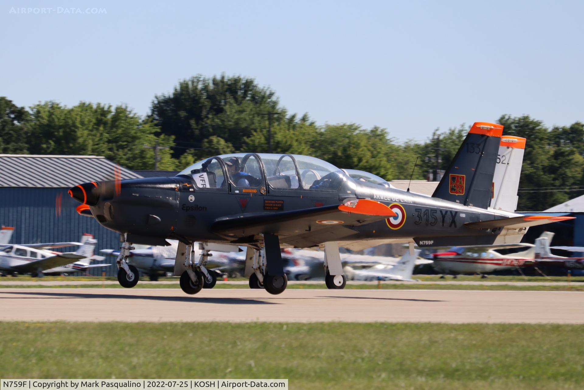 N759F, Socata TB-30 Epsilon C/N 133, Socata TB-30 Epsilon