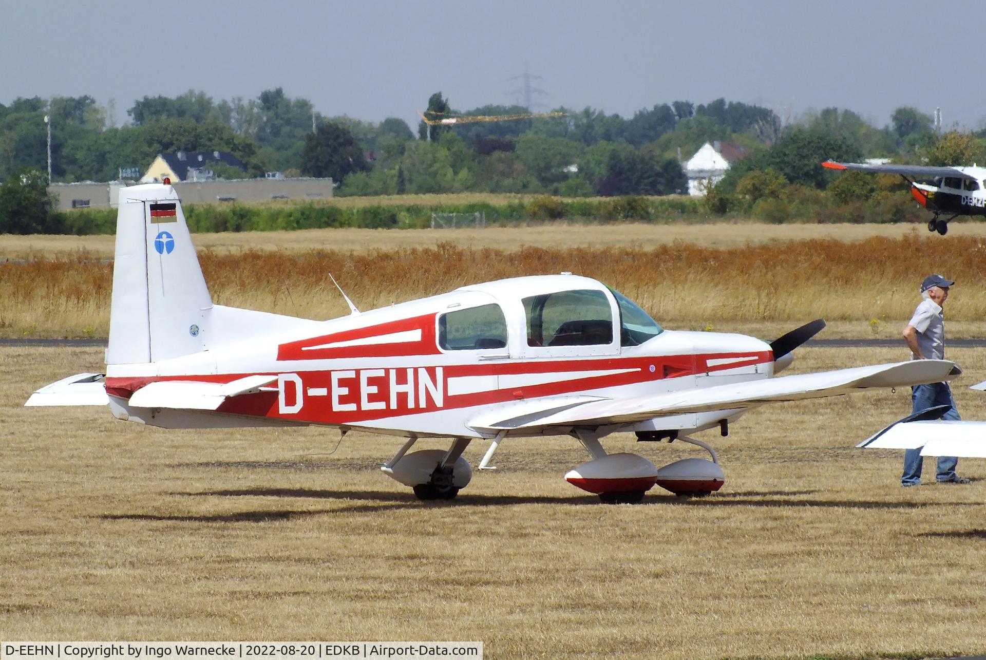 D-EEHN, 1973 Grumman American AA-5 Traveler C/N AA5-0345, Grumman American AA-5 Traveler at the 2022 Grumman Fly-in at Bonn-Hangelar airfield