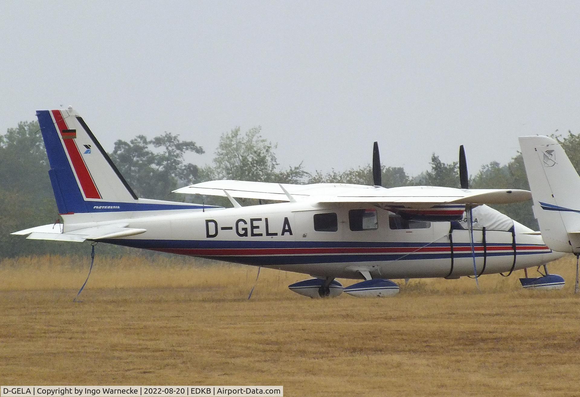 D-GELA, 1978 Partenavia P-68B C/N 137, Partenavia P.68B at Bonn-Hangelar airfield during the Grumman Fly-in 2022