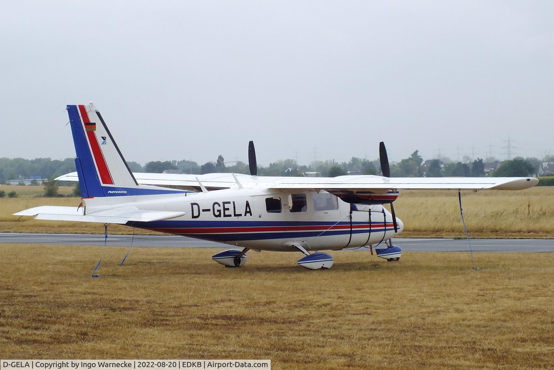 D-GELA, 1978 Partenavia P-68B C/N 137, Partenavia P.68B at Bonn-Hangelar airfield during the Grumman Fly-in 2022