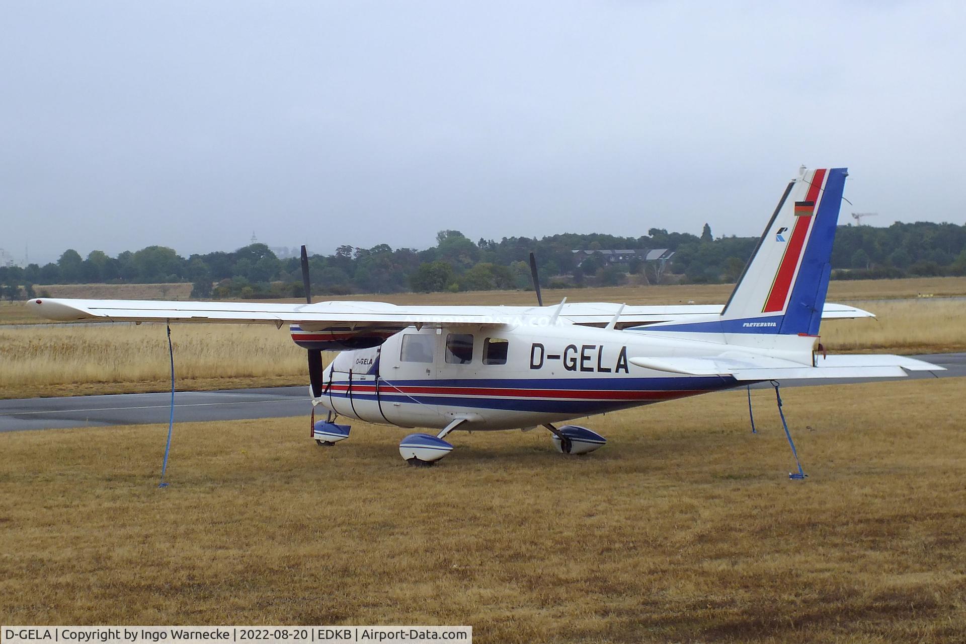 D-GELA, 1978 Partenavia P-68B C/N 137, Partenavia P.68B at Bonn-Hangelar airfield during the Grumman Fly-in 2022