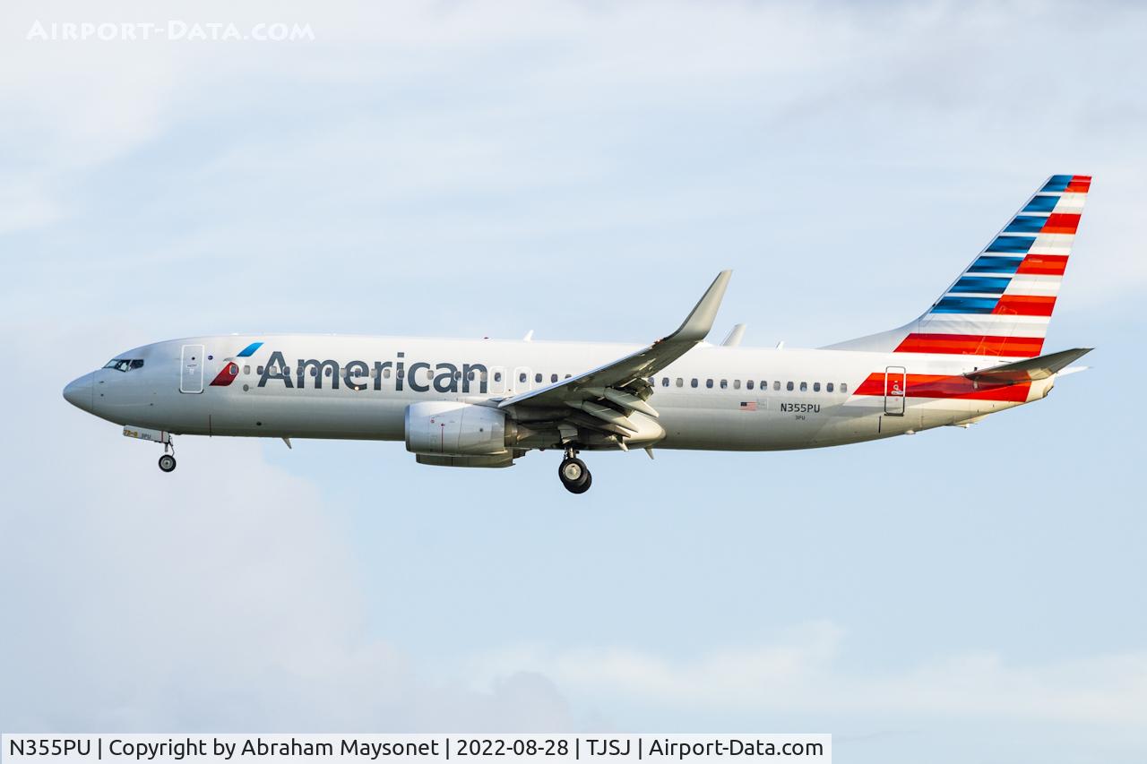 N355PU, 2017 Boeing 737-823 C/N 33348, First in data base